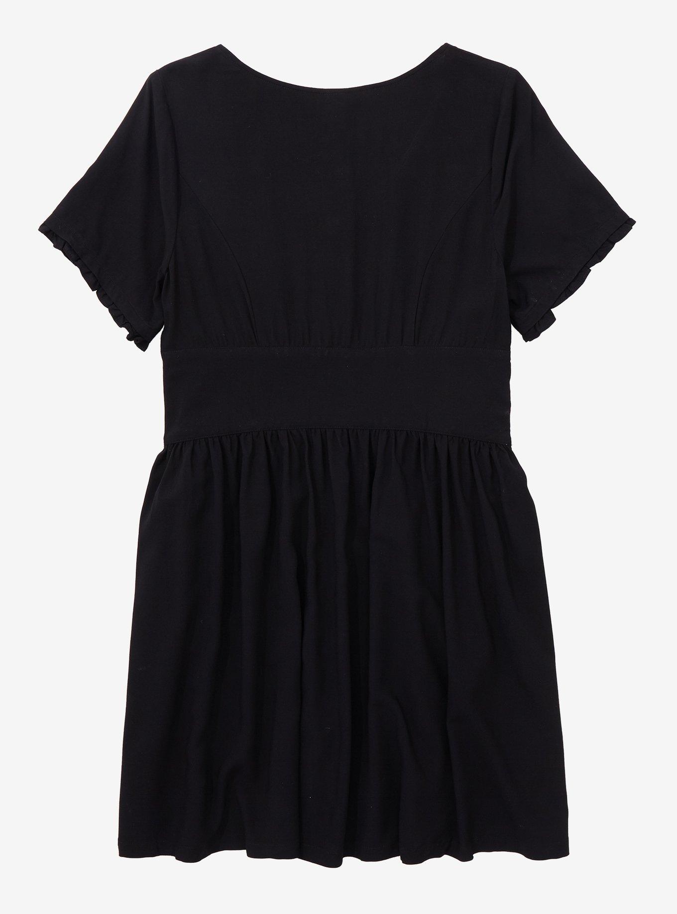 Disney Pixar Coco Floral Icon Women&rsquo;s Dress - BoxLunch Exclusive, BLACK, alternate