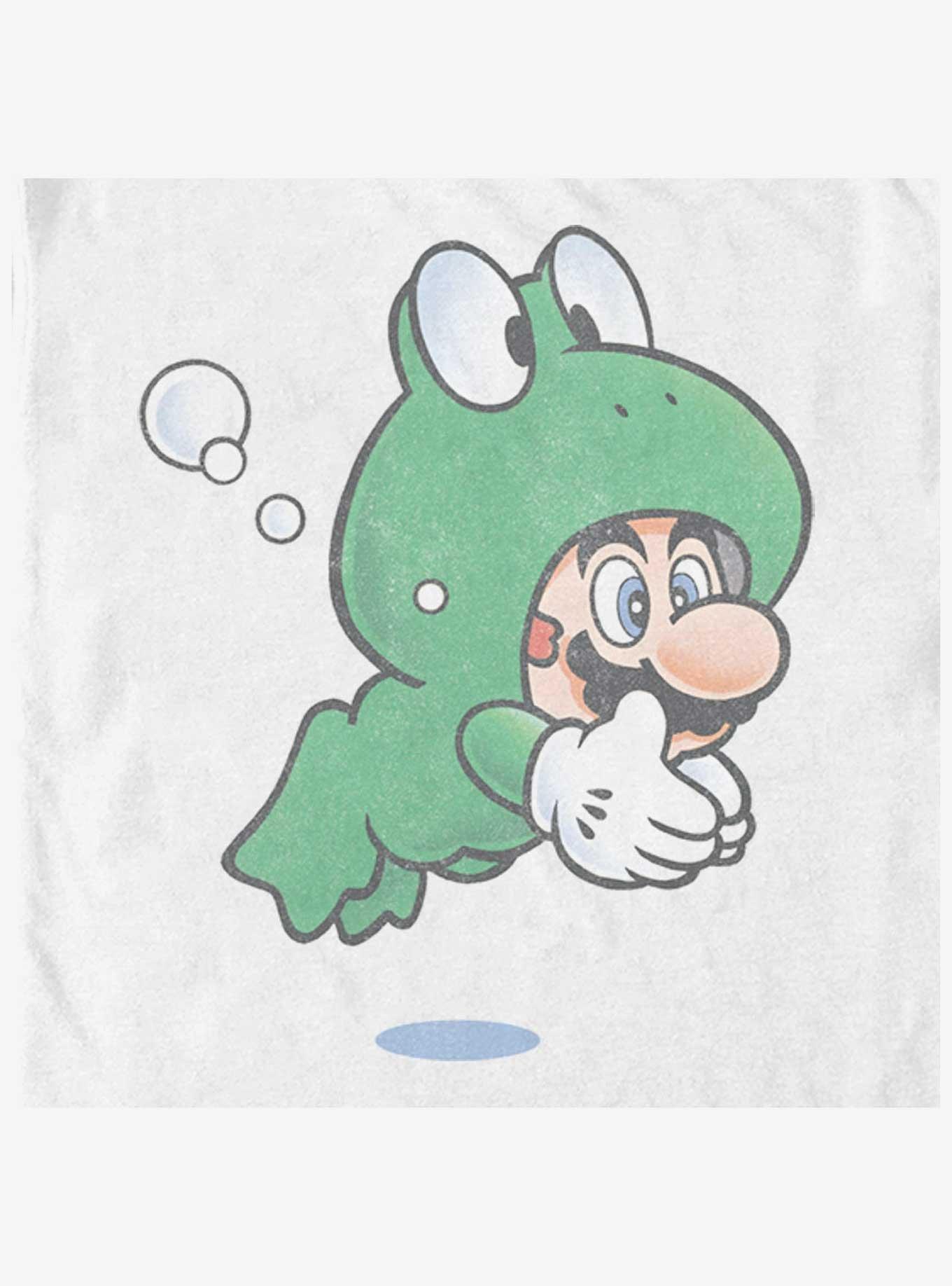Super Mario Frog T-Shirt, WHITE, alternate