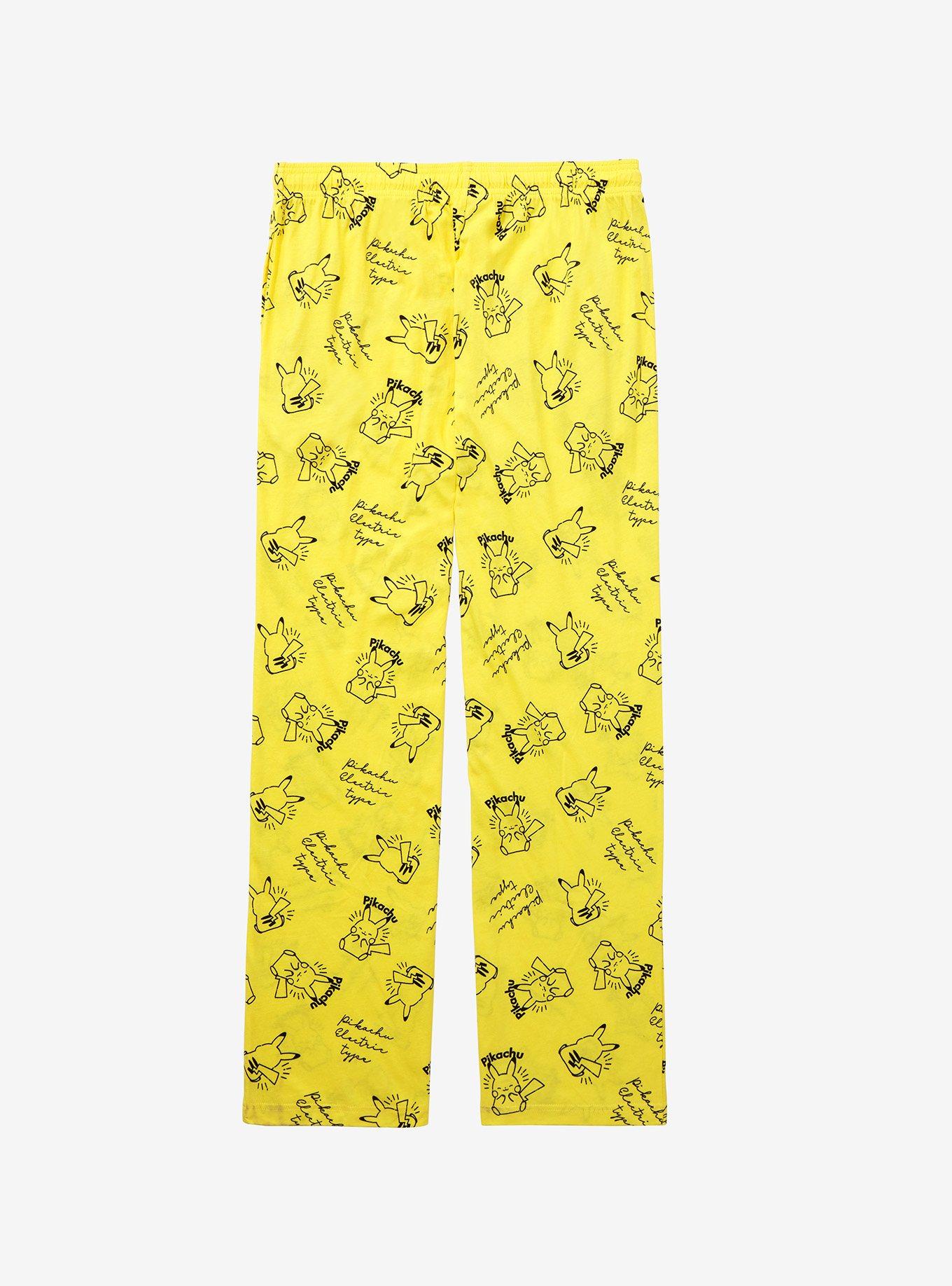 Pok&eacute;mon Pikachu Electric Type Sleep Pants - BoxLunch Exclusive, BRIGHT YELLOW, alternate