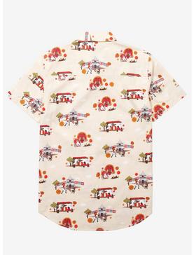Disney Pixar Coco Scenic Woven Button-Up - BoxLunch Exclusive, , hi-res