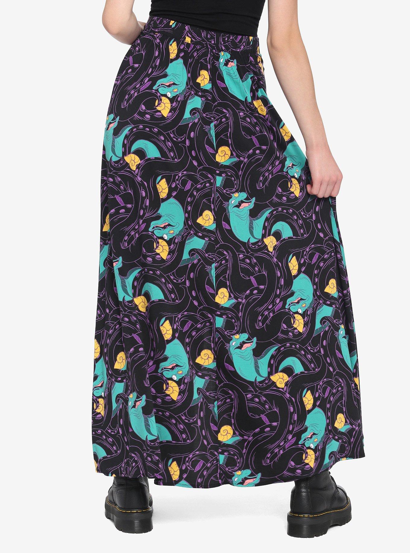 Disney Villains Ursula Maxi Skirt, MULTI, alternate