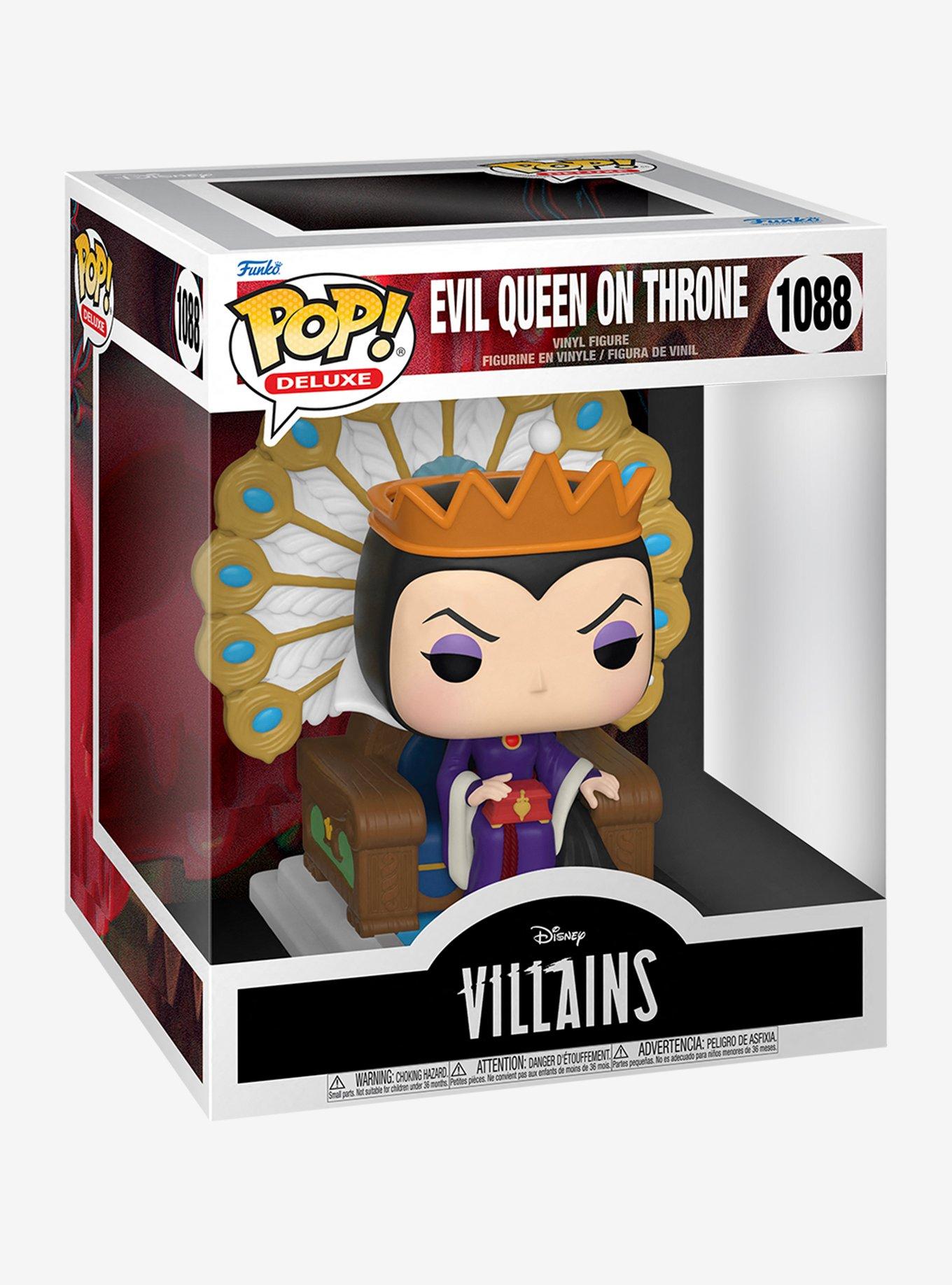 Funko Disney Villains Pop! Evil Queen On Throne Deluxe Vinyl Figure, , alternate