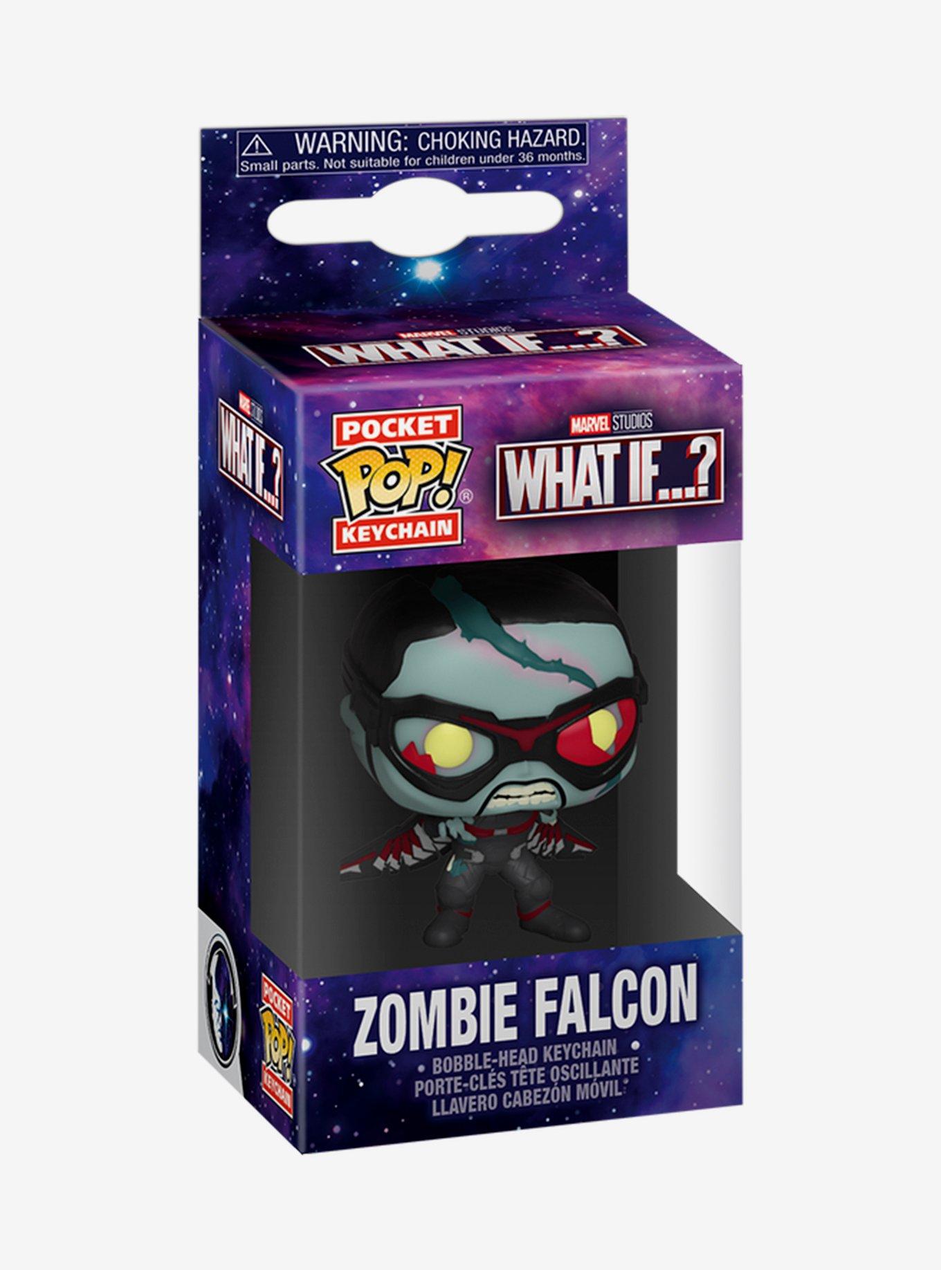 Funko Marvel What If...? Pocket Pop! Zombie Falcon Vinyl Key Chain, , alternate