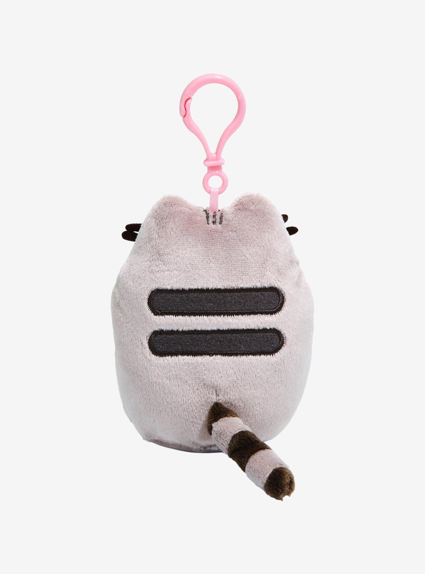 Pusheen Pusheen with Donut Plush Keychain, , alternate