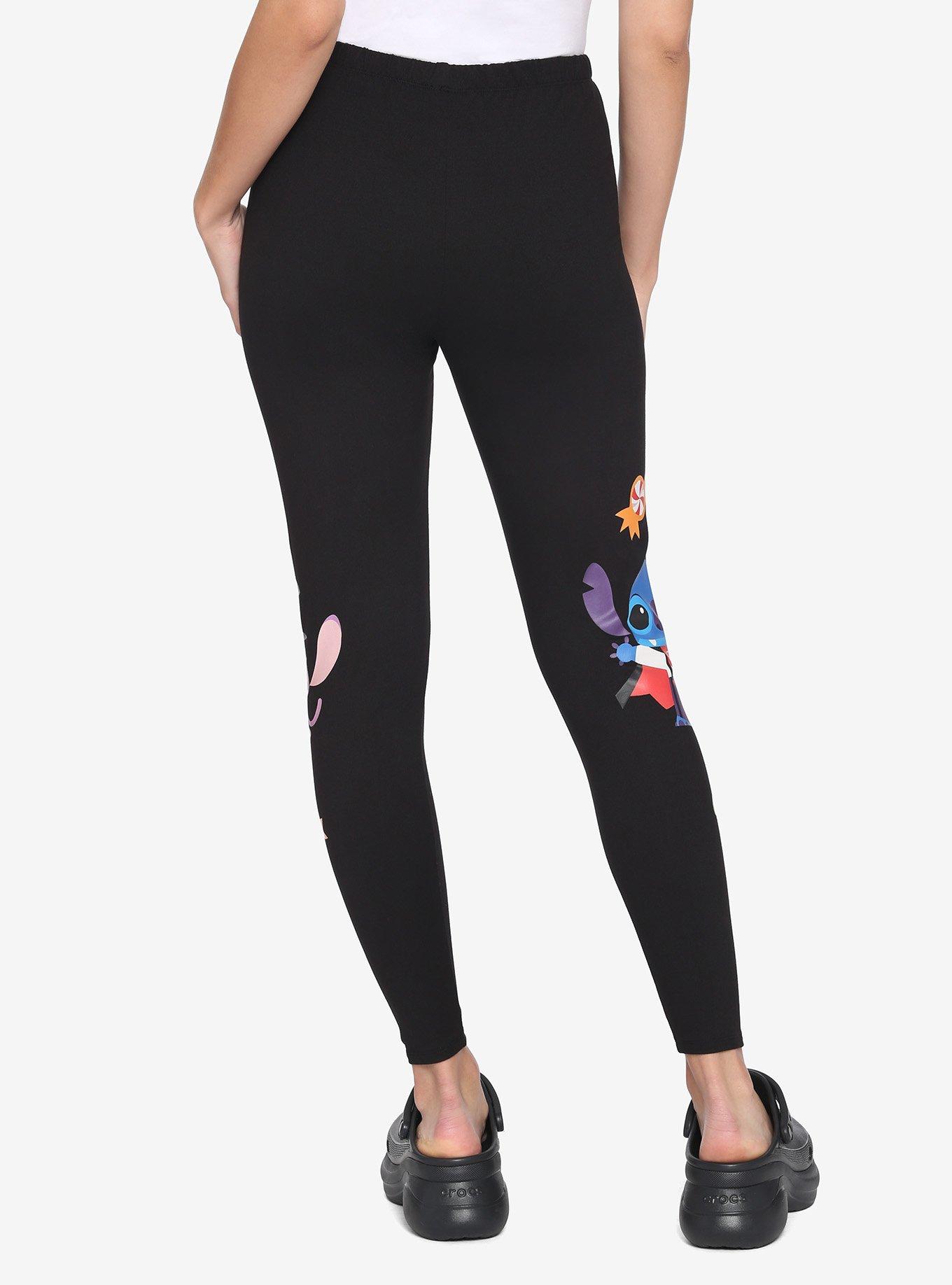 Disney Stitch & Angel Halloween Leggings