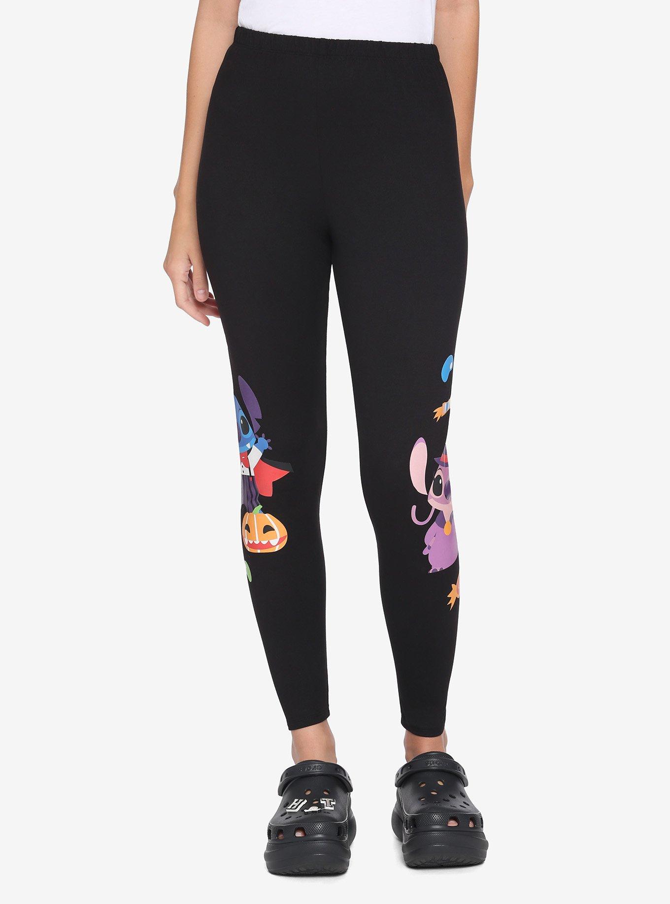 Disney Stitch & Angel Halloween Leggings