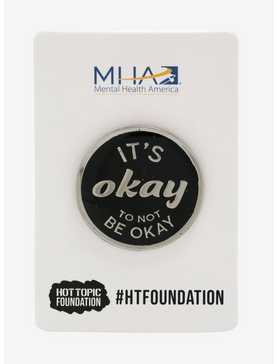 Hot Topic Foundation X Mental Health America Enamel Pin, , hi-res