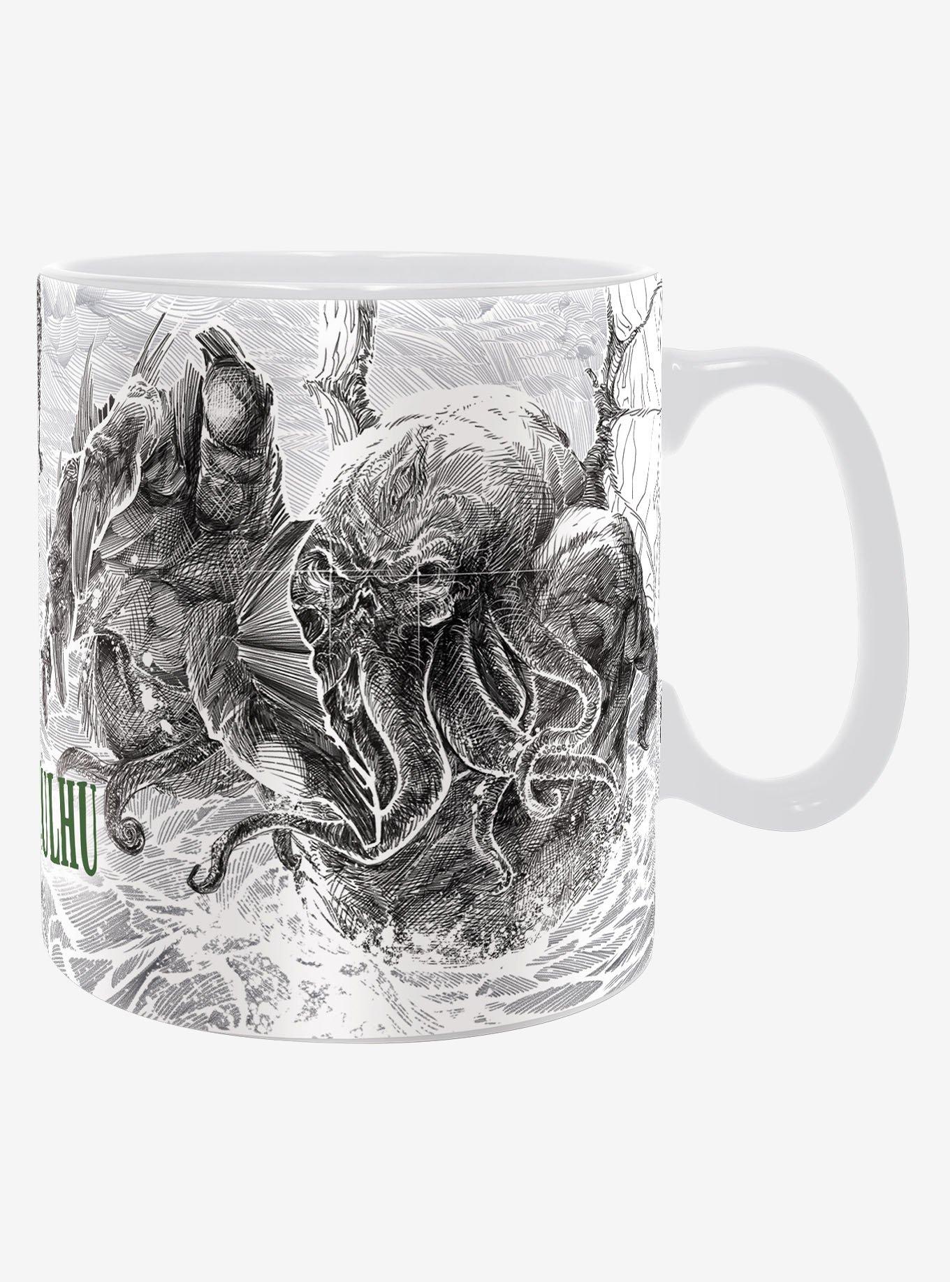 Cthulhu Mug and Keychain Set, , alternate