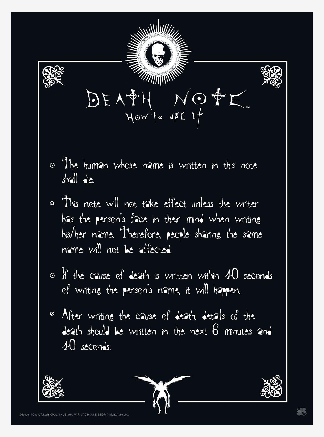 Death Note Poster Set