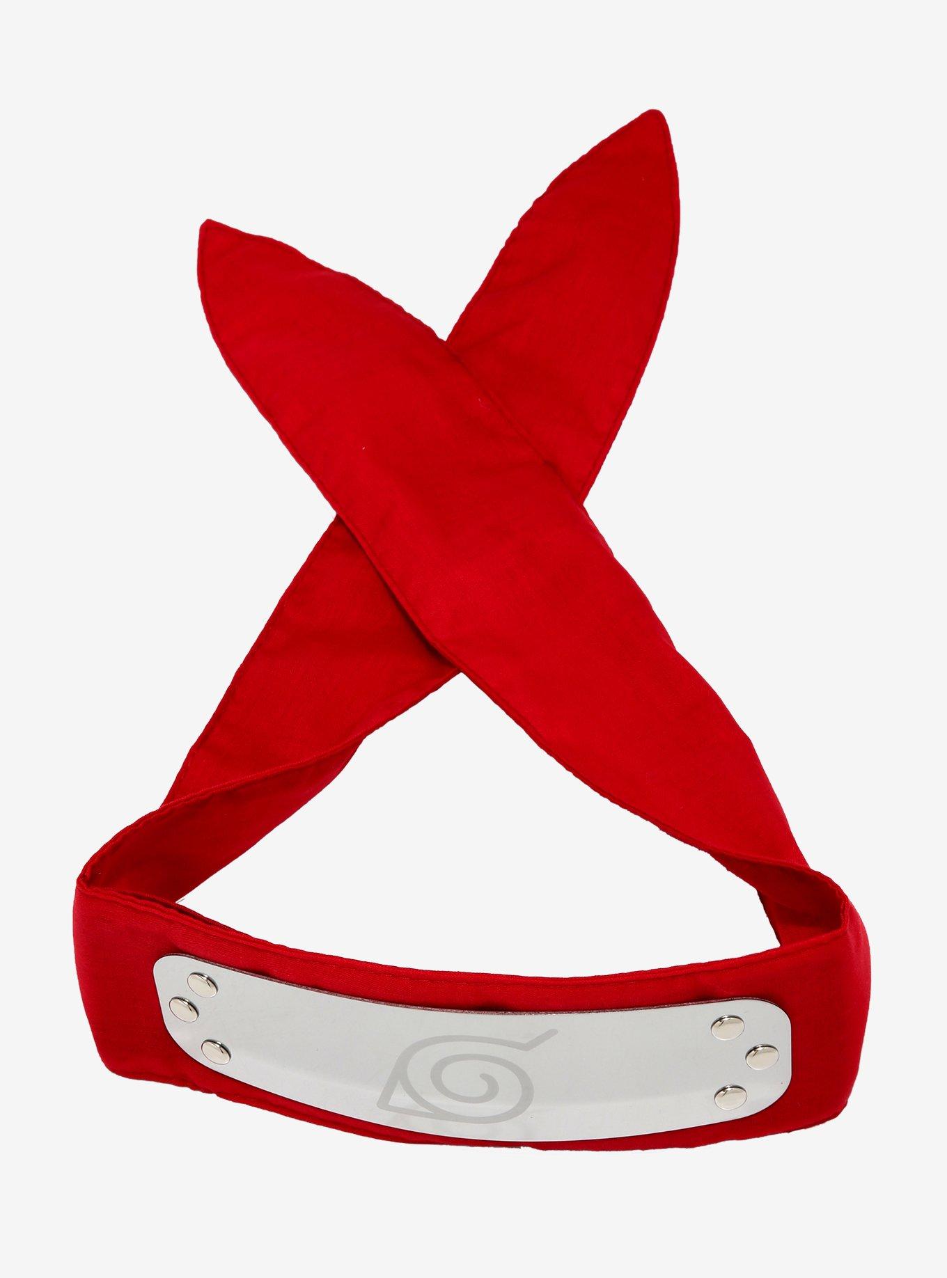 Naruto Shippuden Hidden Leaf Village Red Headband, , alternate