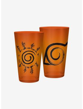 Naruto Shippuden Konoha Pint Glass and Coaster Set, , hi-res
