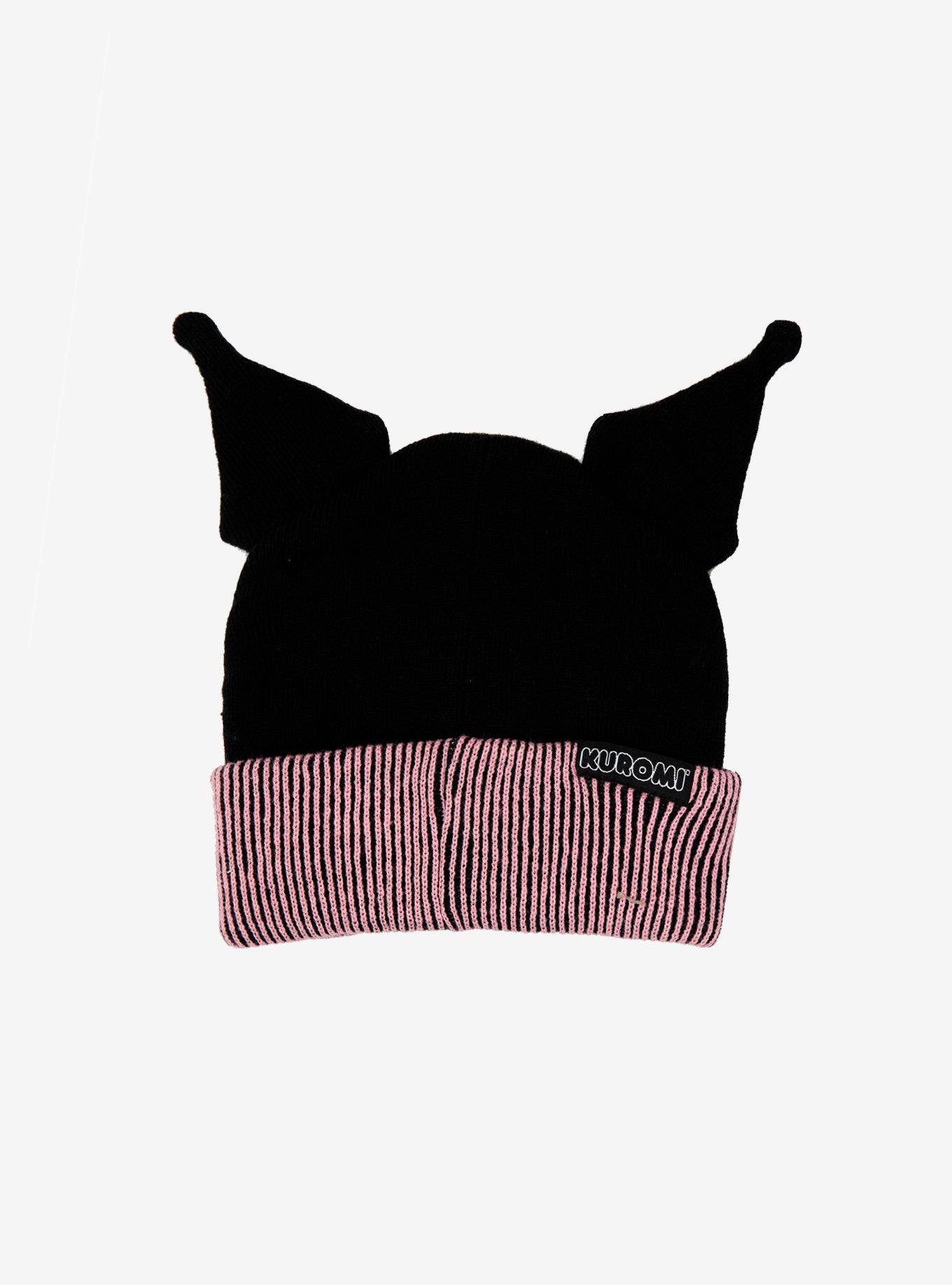 Kuromi Peeking Ears Beanie, , alternate