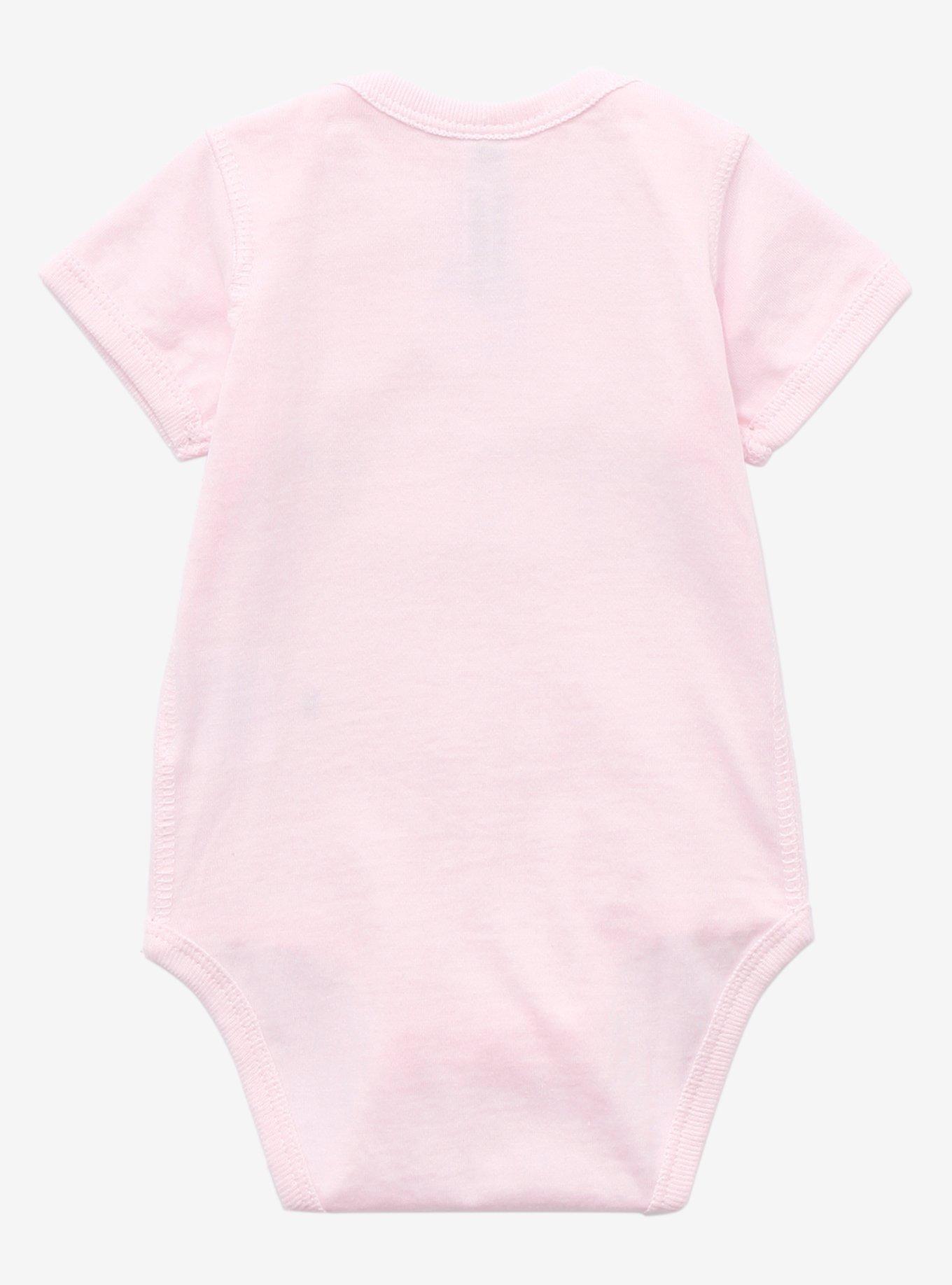 Crybaby Alphabet Blocks Infant One-Piece, LIGHT PINK, alternate