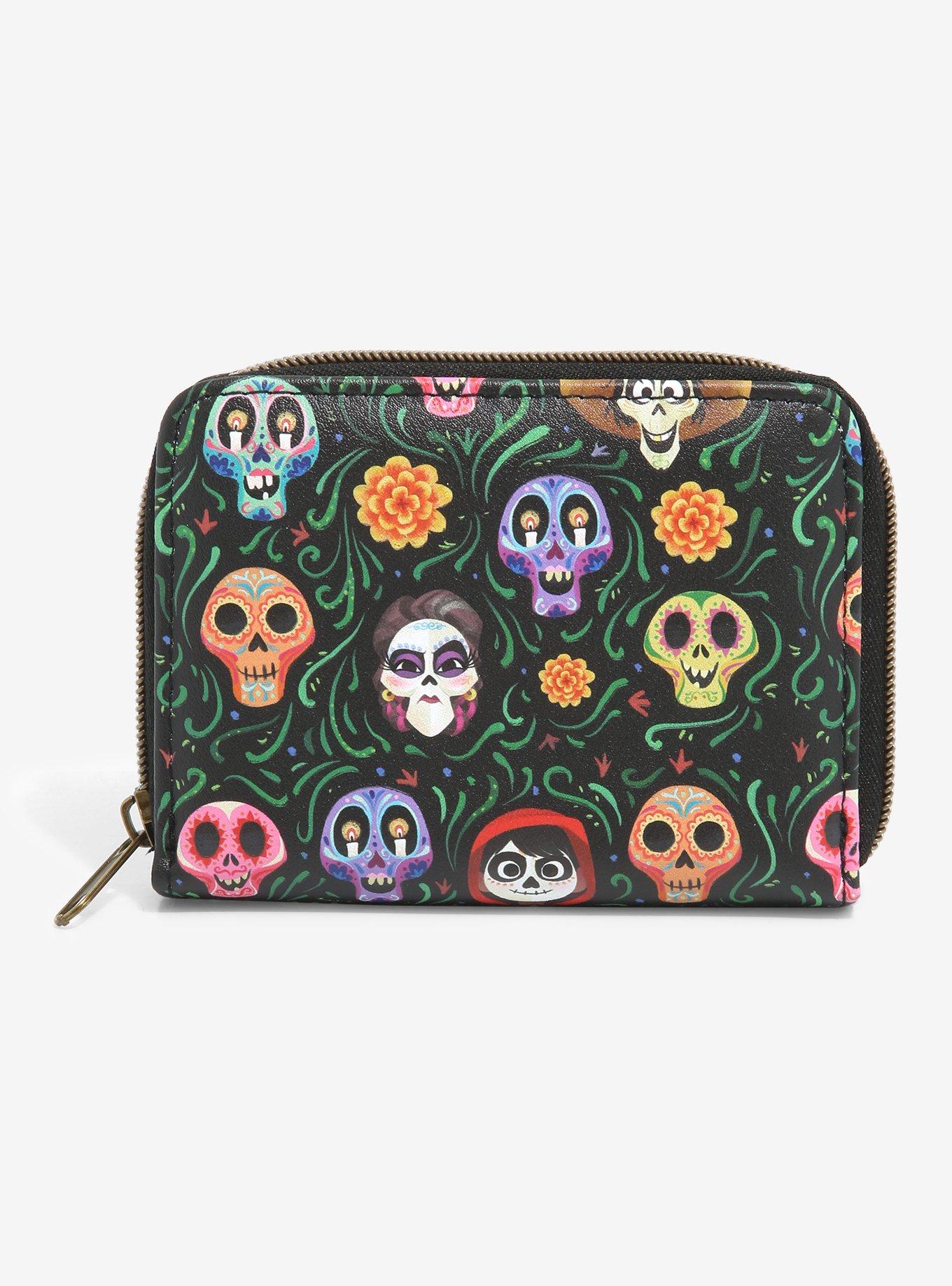 Loungefly Disney Pixar Coco Mini Zipper Wallet, , alternate