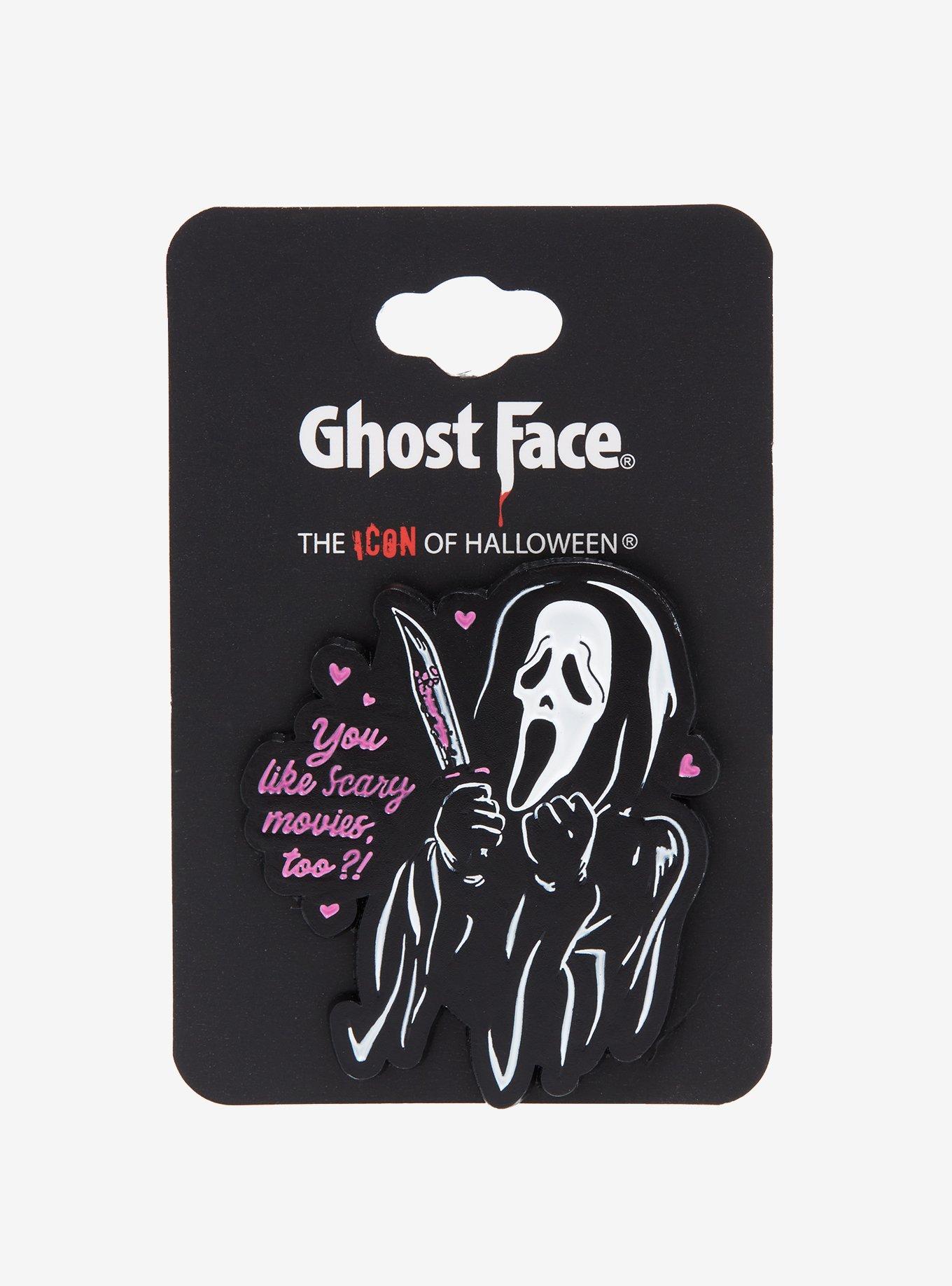 Scream Ghost Face Scary Movies Enamel Pin, , alternate