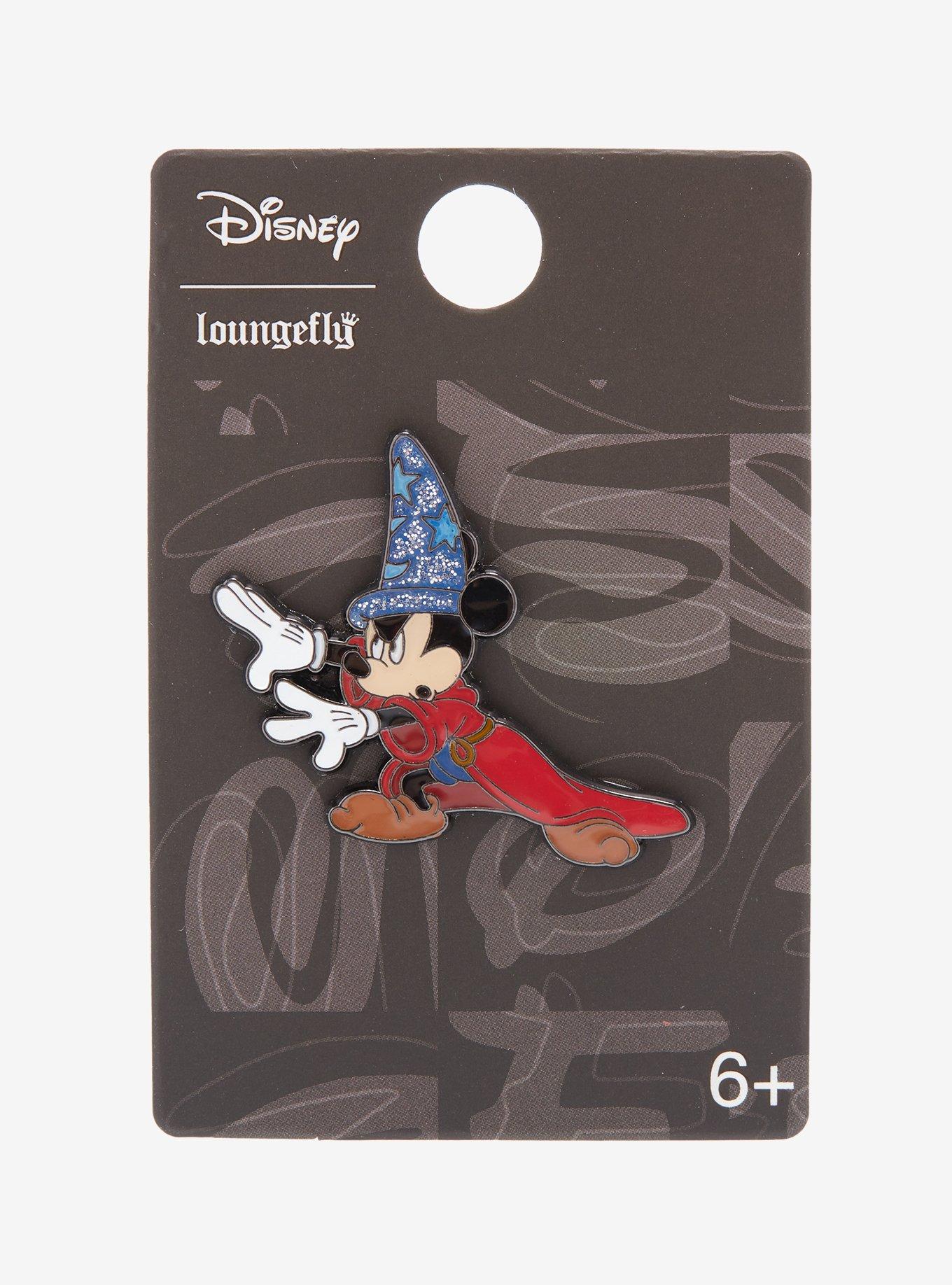 Loungefly Disney Fantasia Sorcerer Mickey Mouse Enamel Pin, , alternate