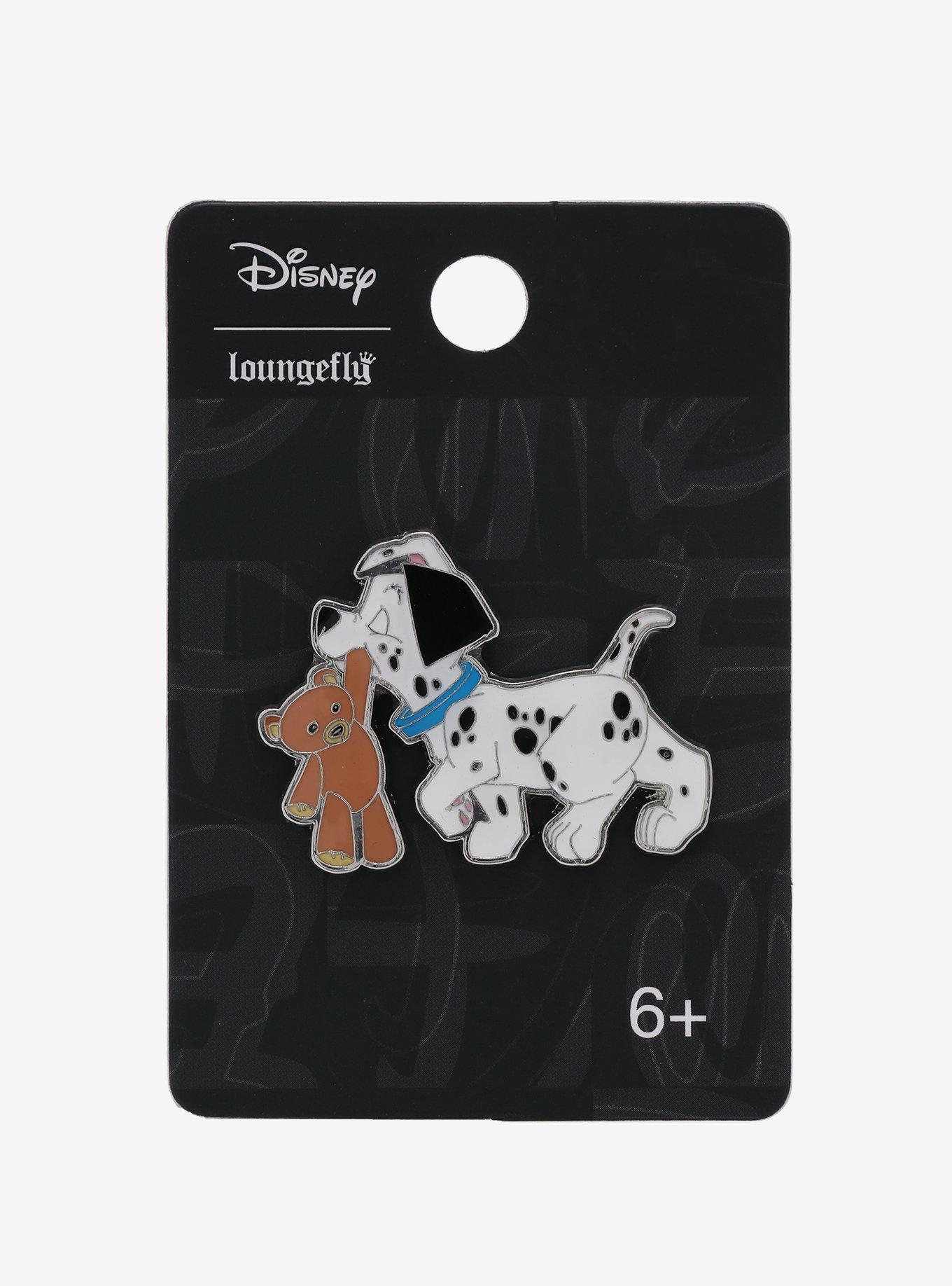 Loungefly Disney 101 Dalmatians Puppy & Teddy Bear Enamel Pin, , alternate