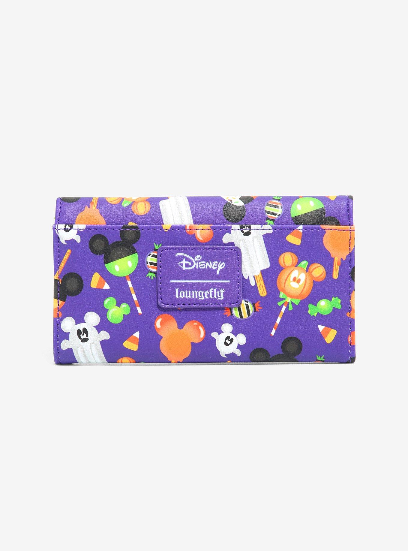 Loungefly Disney Mickey Mouse Halloween Treats Flap Wallet, , alternate