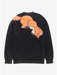 Disney The Fox and the Hound Copper and Tod Vintage Crewneck - BoxLunch Exclusive, ACID BLACK, alternate