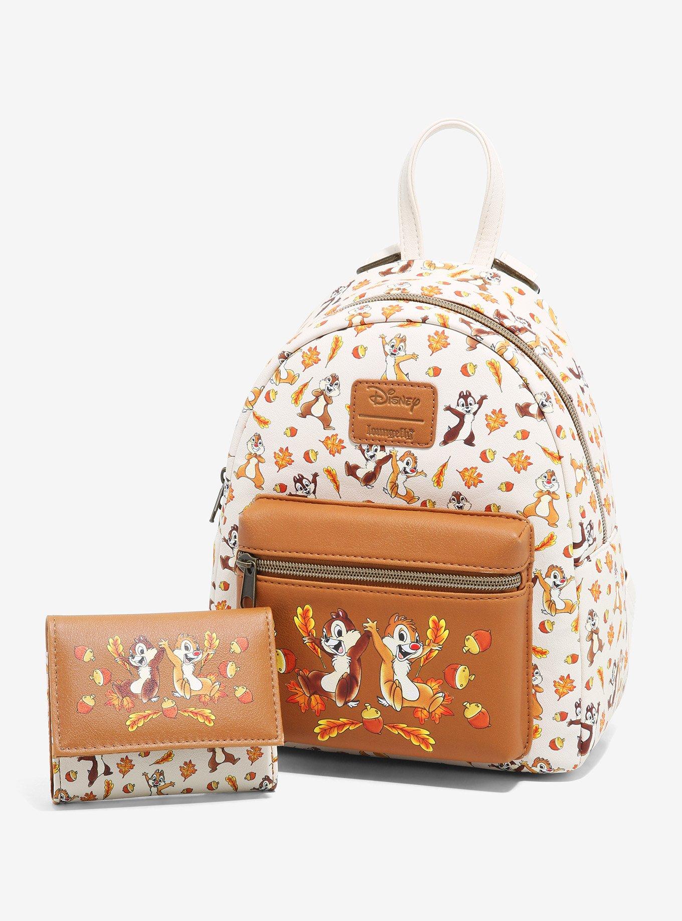 Loungefly Disney Chip 'N Dale Fall Mini Backpack, , alternate