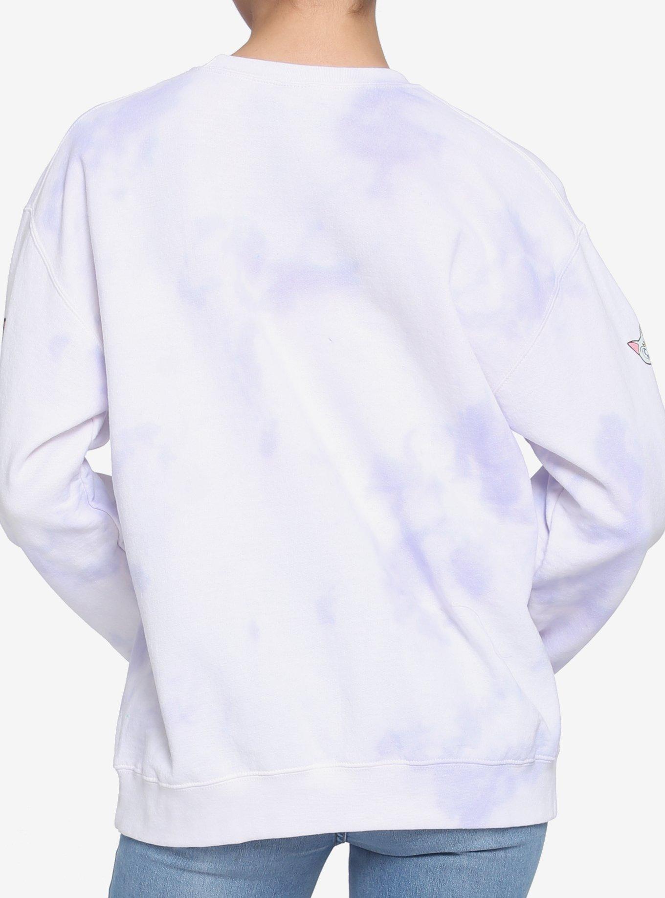 Sailor Moon Luna & Artemis Tie-Dye Girls Sweatshirt, MULTI, alternate