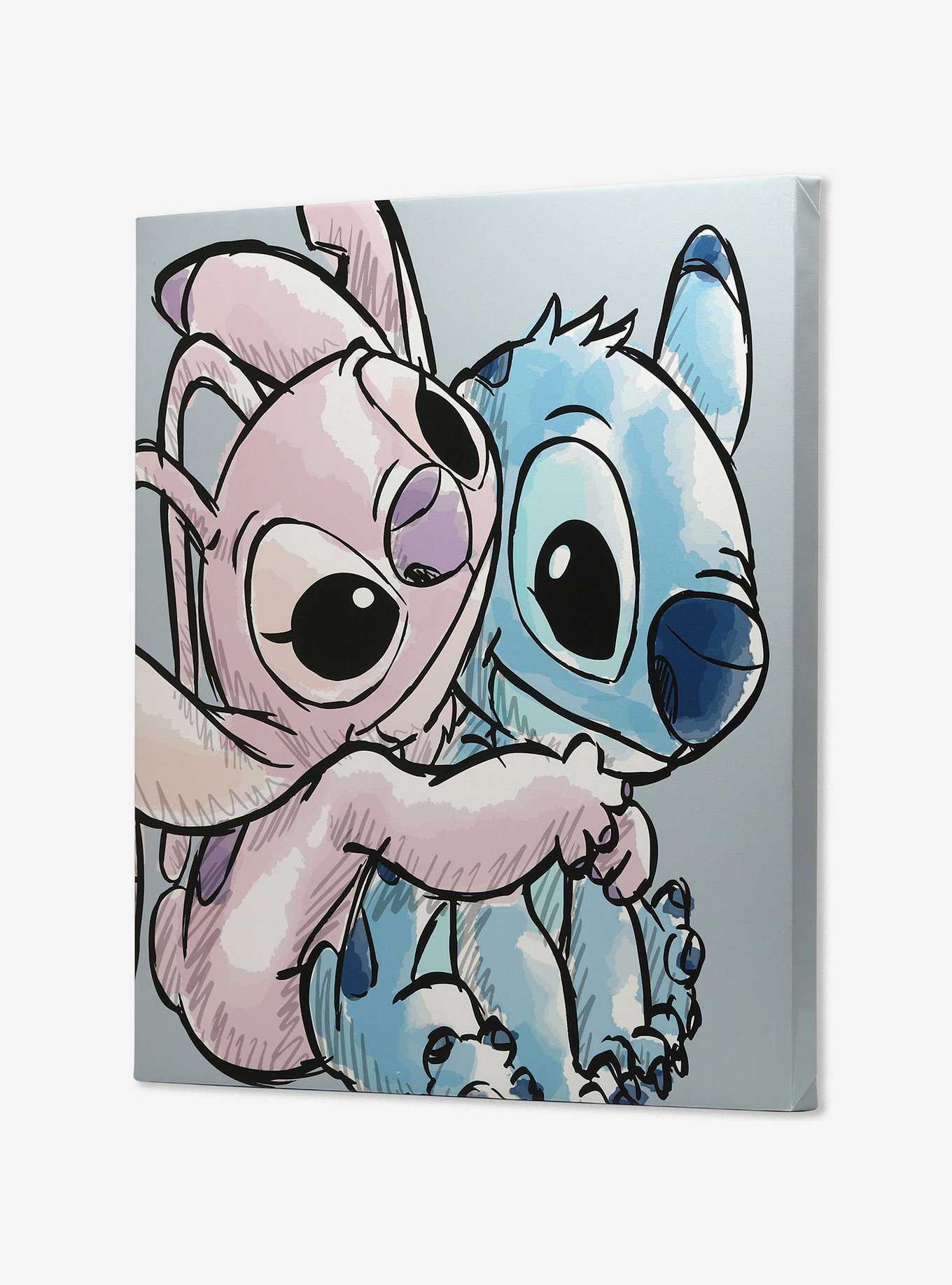 Disney Lilo & Stitch And Angel Canvas Wall Décor, , hi-res