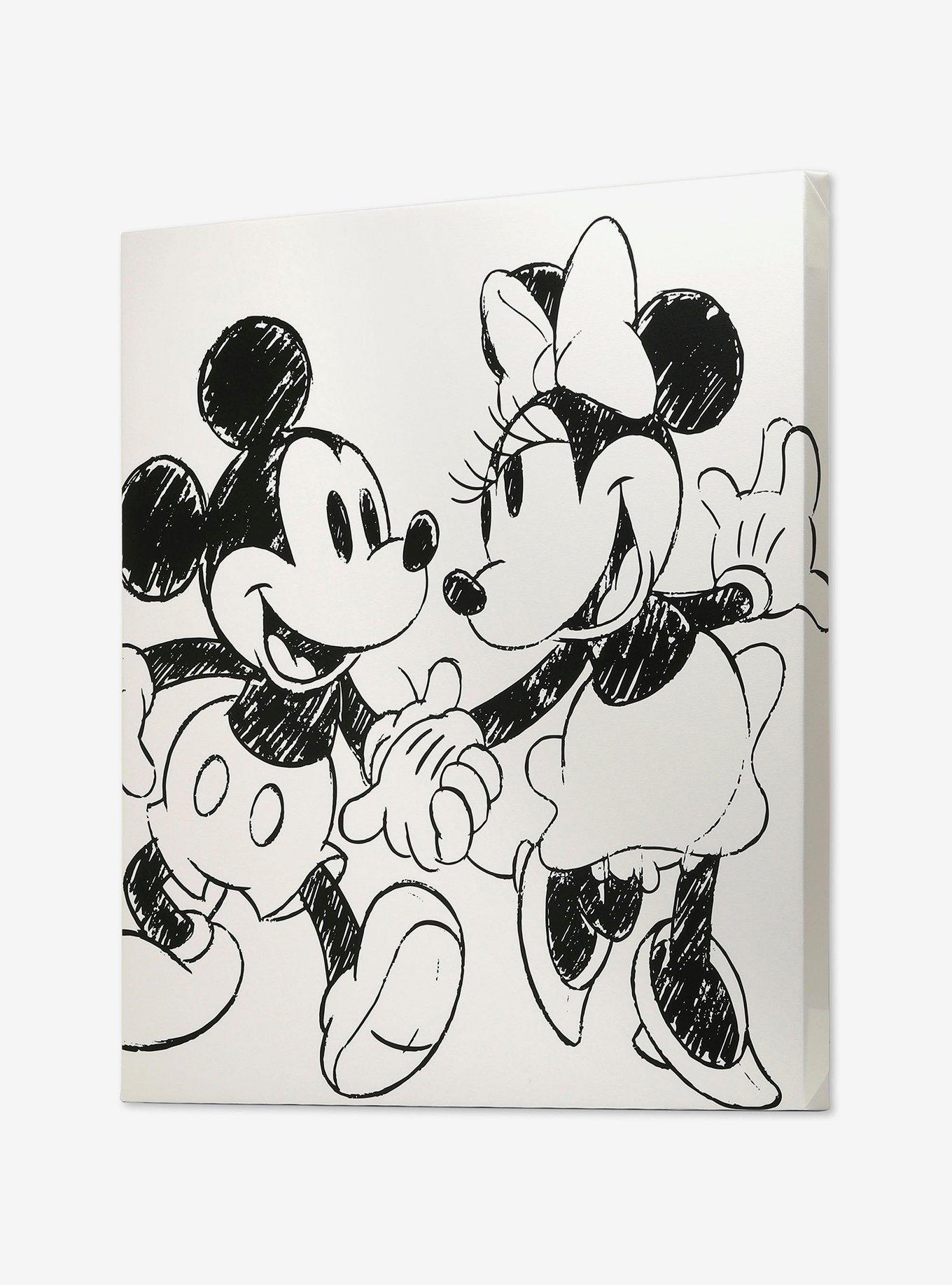 Disney Mickey And Minnie 24" x 24" Canvas Wall Décor, , alternate