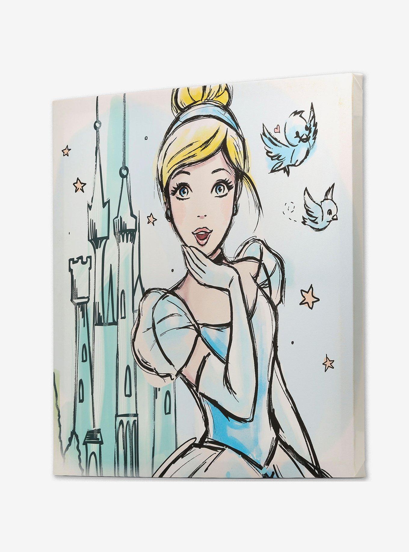 Disney Cinderella Canvas Wall D&eacute;cor, , alternate