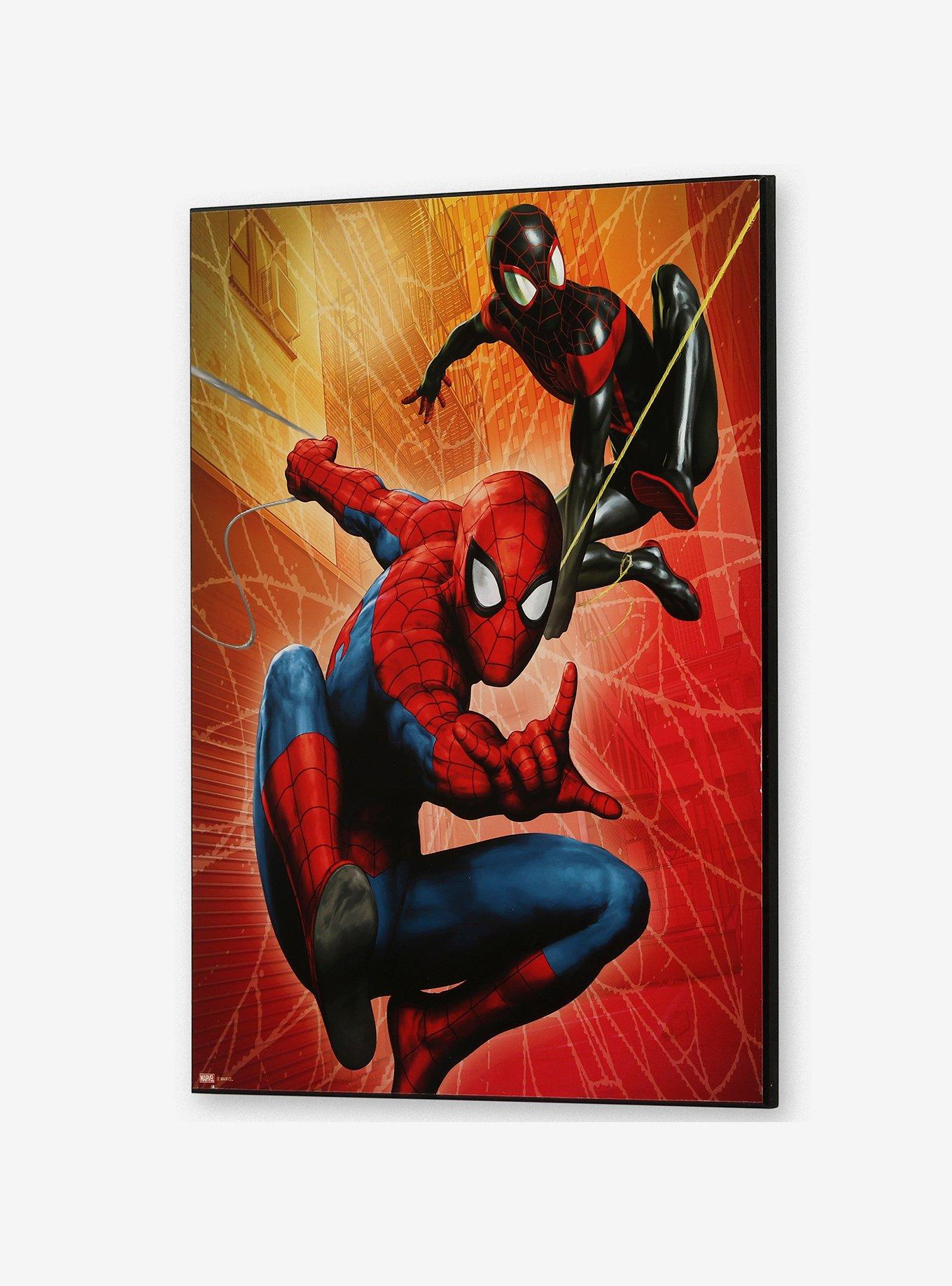 Marvel Spider-Man Jumping Wood Wall D&eacute;cor, , alternate