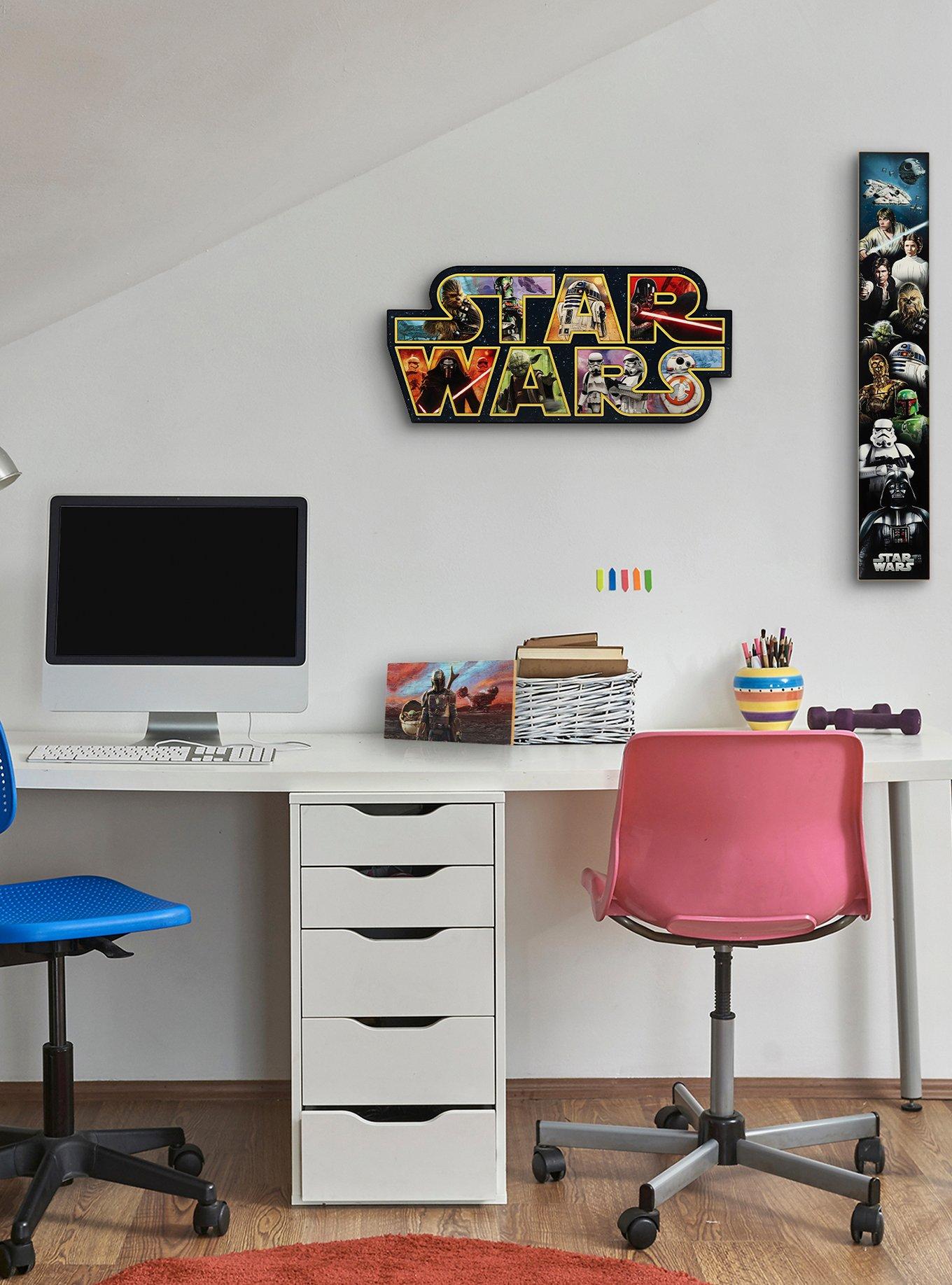 Star Wars Line Up Wood Wall D&eacute;cor, , alternate