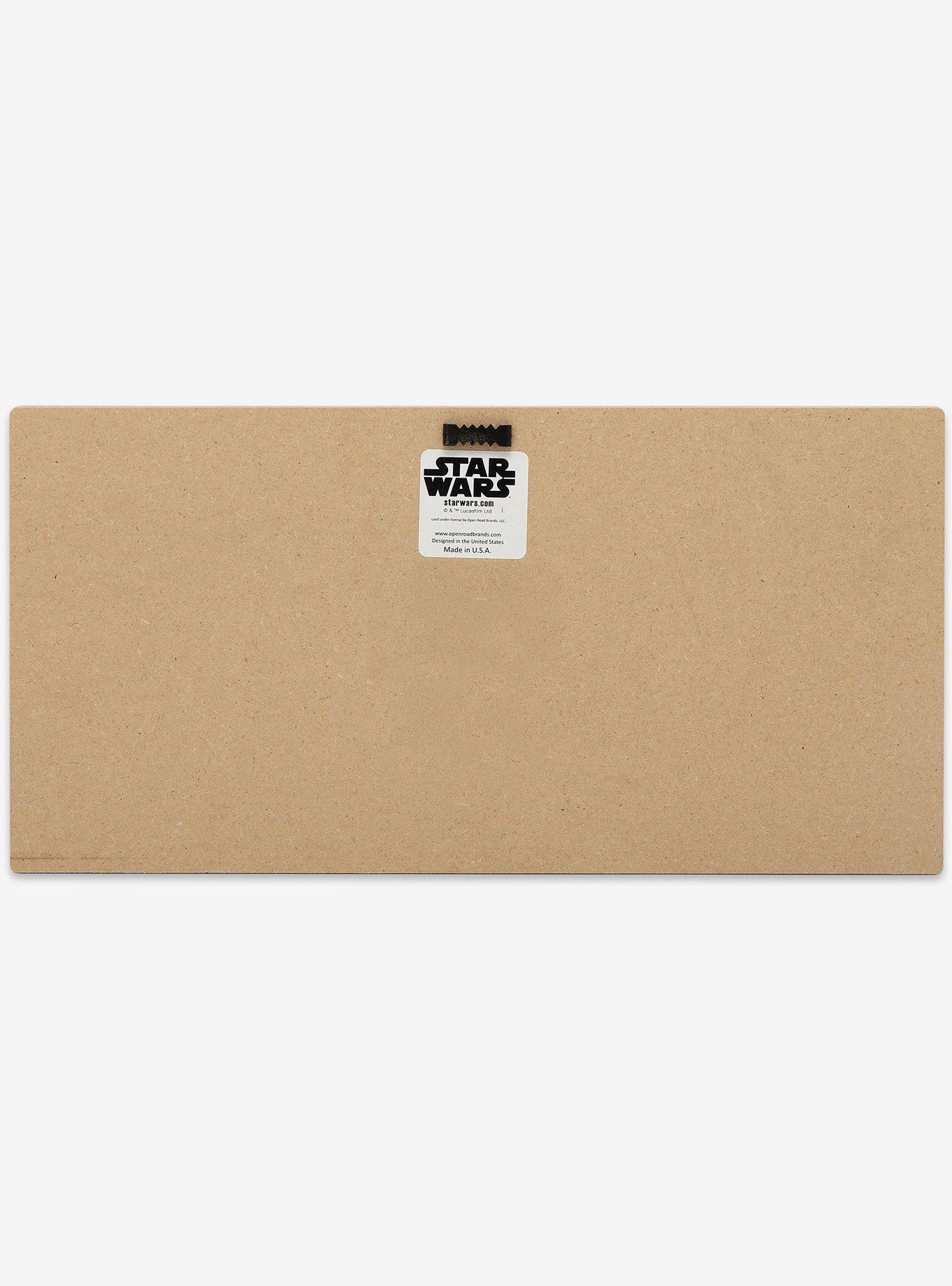 Star Wars The Mandalorian Flat Wood Wall D&eacute;cor, , alternate