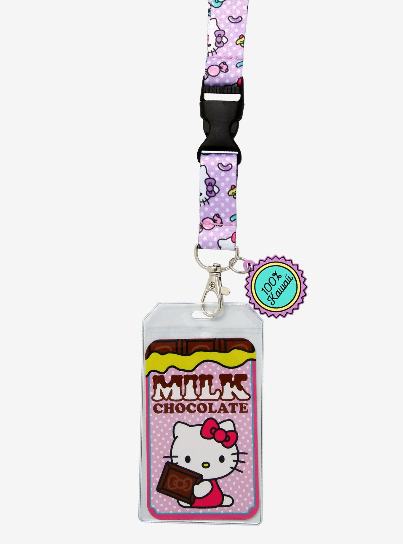 Loungefly Hello Kitty Polka Dot Candy Lanyard, , alternate