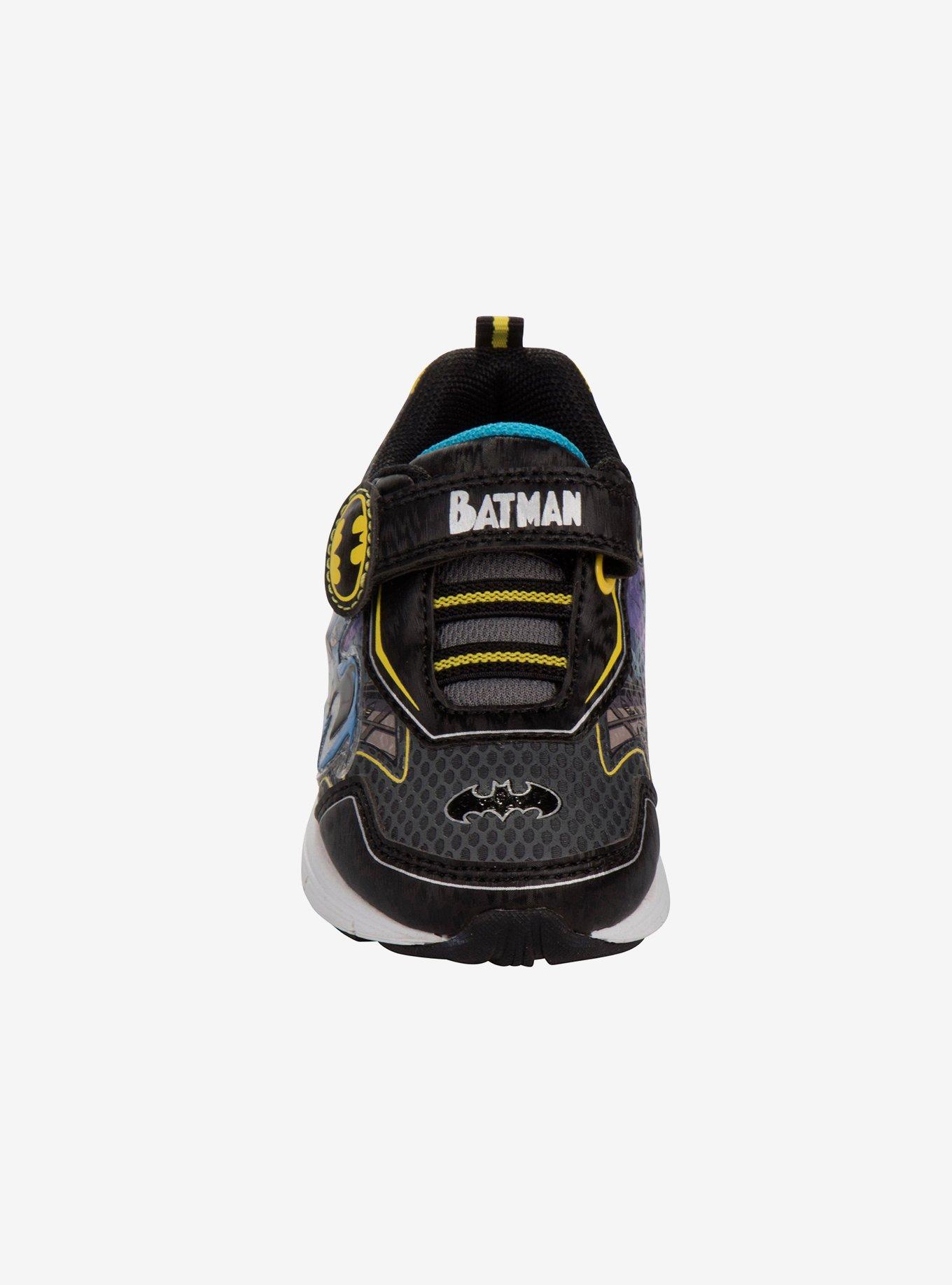 DC Comics Batman Boys Light Sneakers, BLACK, alternate