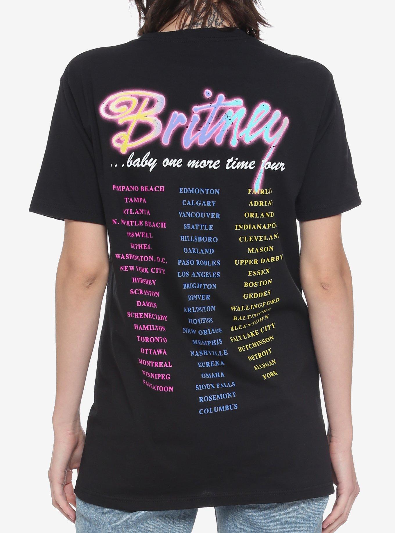 Britney Spears World Tour 1999 Girls T-Shirt, BLACK, alternate