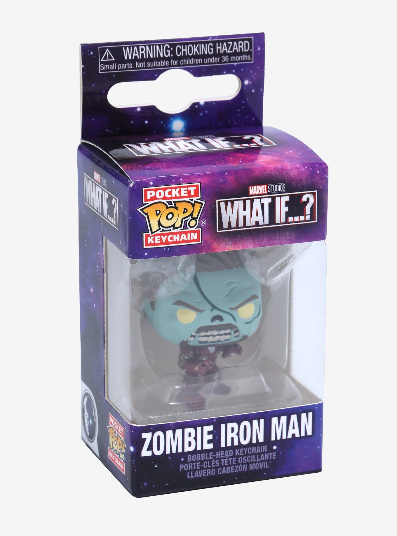 Funko Pocket Pop! Marvel What If...? Zombie Iron Man Keychain, , alternate