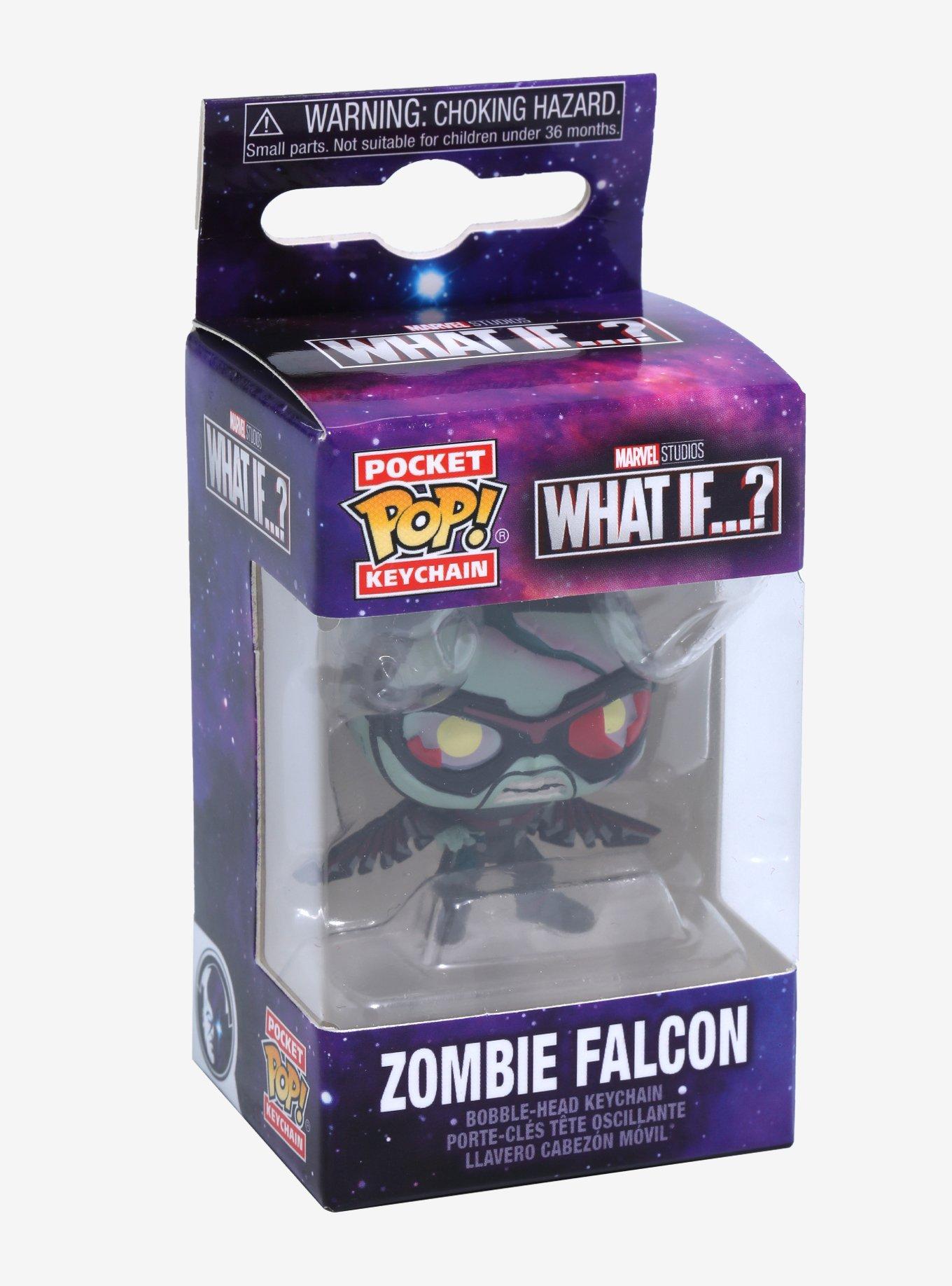Funko Pocket Pop! Marvel What If...? Zombie Falcon Keychain, , alternate
