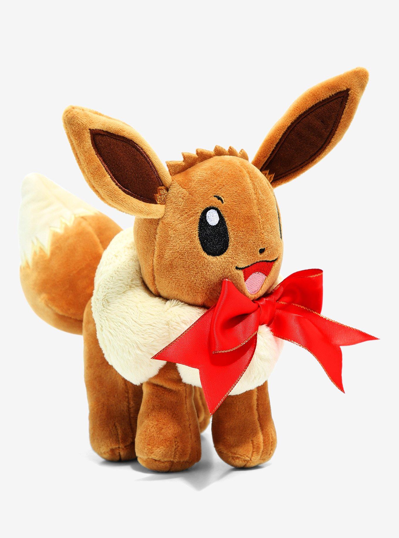 Pok&eacute;mon Eevee with Bow Holiday 8 Inch Plush, , alternate