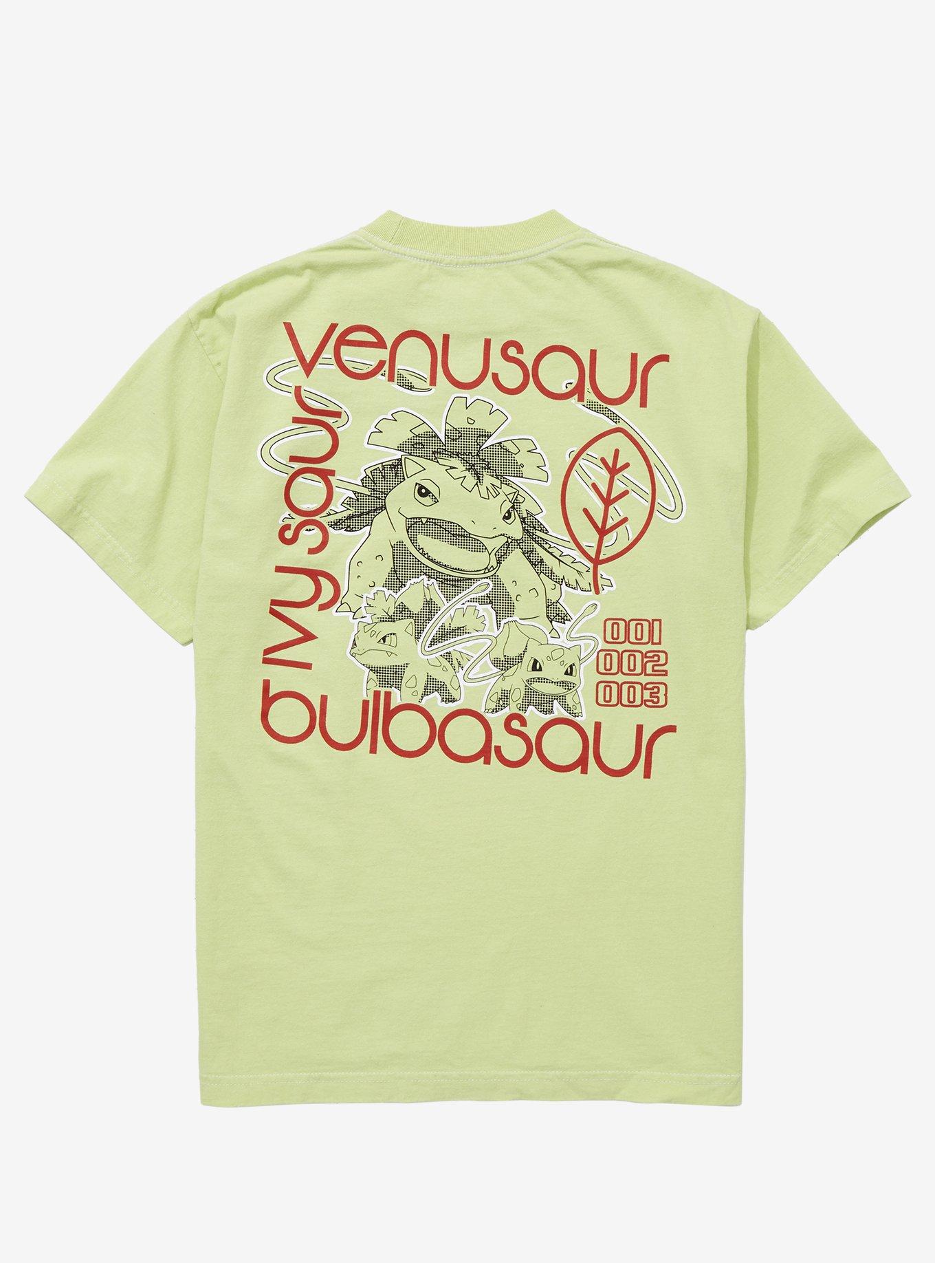Pokémon Bulbasaur Evolutions T-Shirt - BoxLunch Exclusive, LIGHT GREEN, alternate