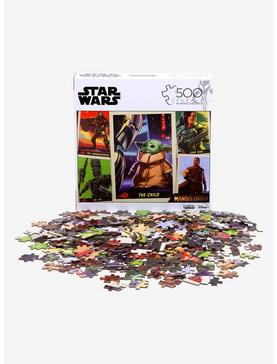 Star Wars The Mandalorian Character Cards 500-Piece Puzzle, , hi-res