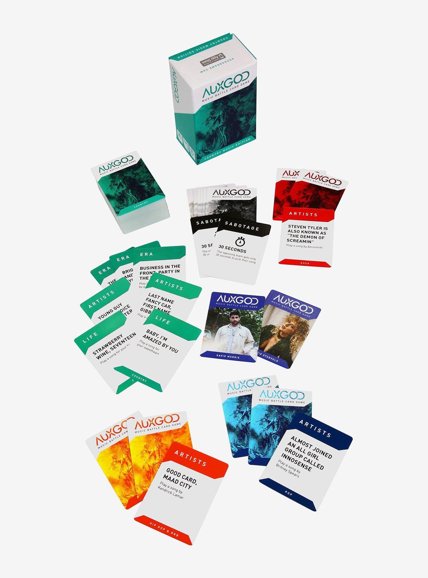 AUXGOD Music Battle Country Music Edition Card Game, , alternate