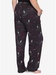 Scream Ghost Face Girls Pajama Pants Plus Size, MULTI, alternate