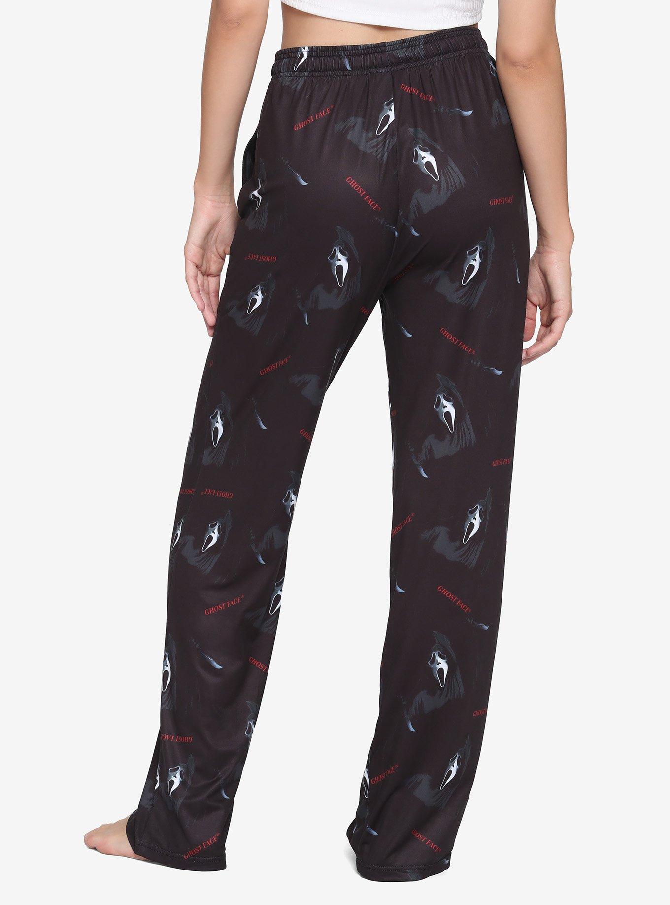 Scream Ghost Face Pajama Pants, MULTI, alternate