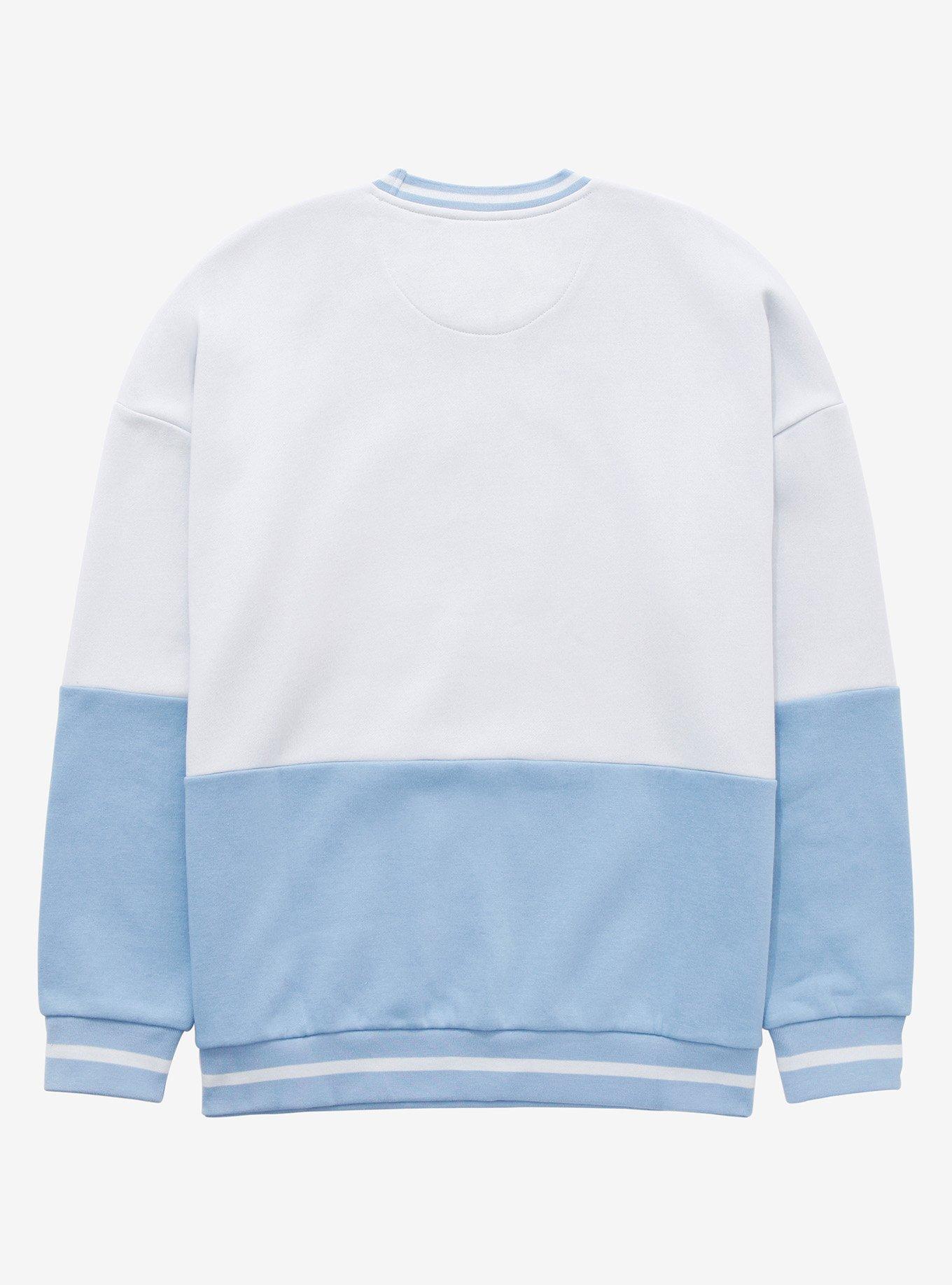 Disney Cinderella Midnight Magic Panel Crewneck - BoxLunch Exclusive, LIGHT BLUE, alternate