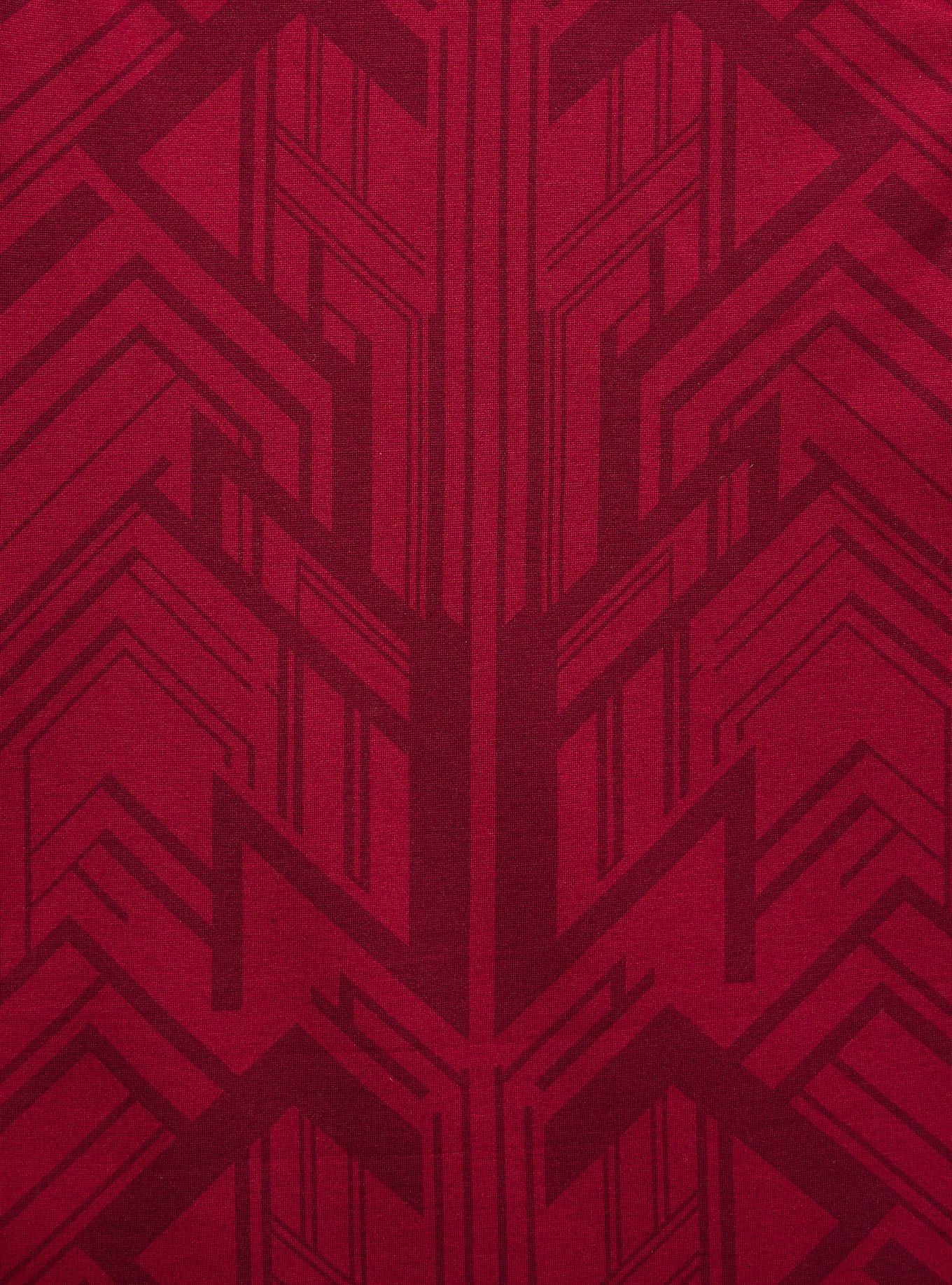 Her Universe Marvel WandaVision Scarlet Witch Replica Plus Size Cape &mdash; BoxLunch Exclusive, DARK RED, alternate