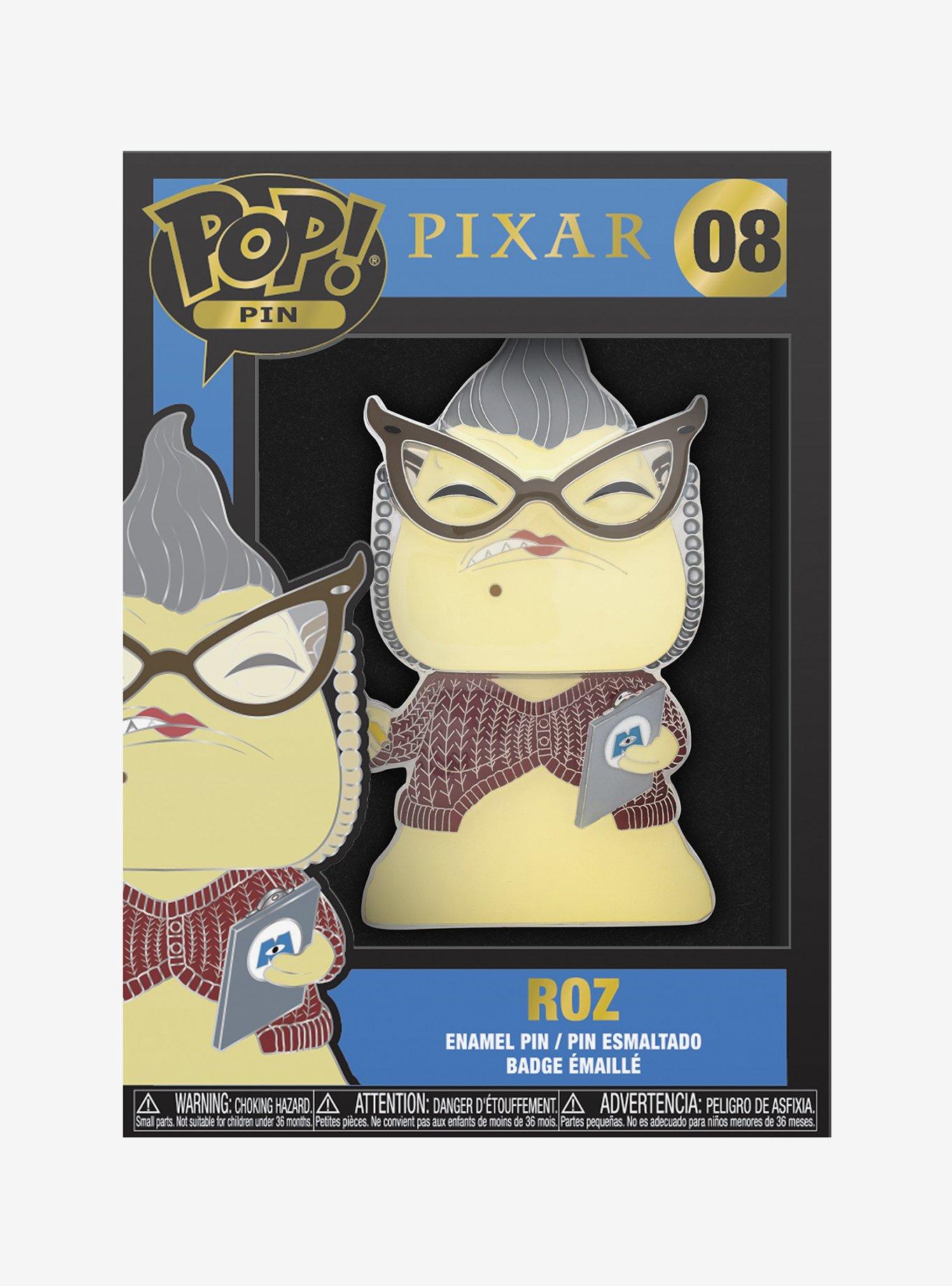 Funko Pop! Pin Disney Pixar Monsters, Inc. Roz Large Enamel Pin, , alternate