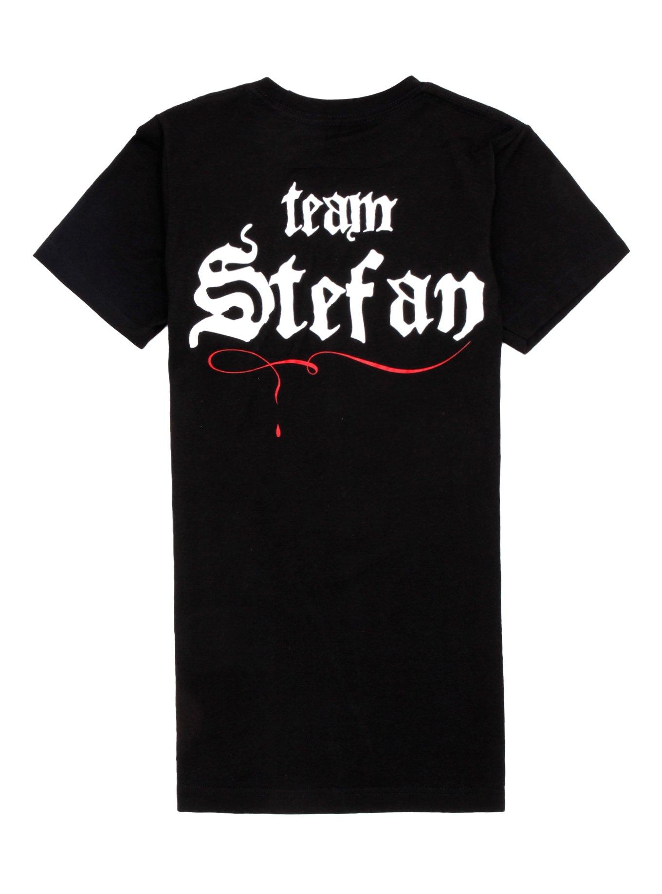 The Vampire Diaries Stefan Boyfriend Fit Girls T-Shirt, MULTI, alternate
