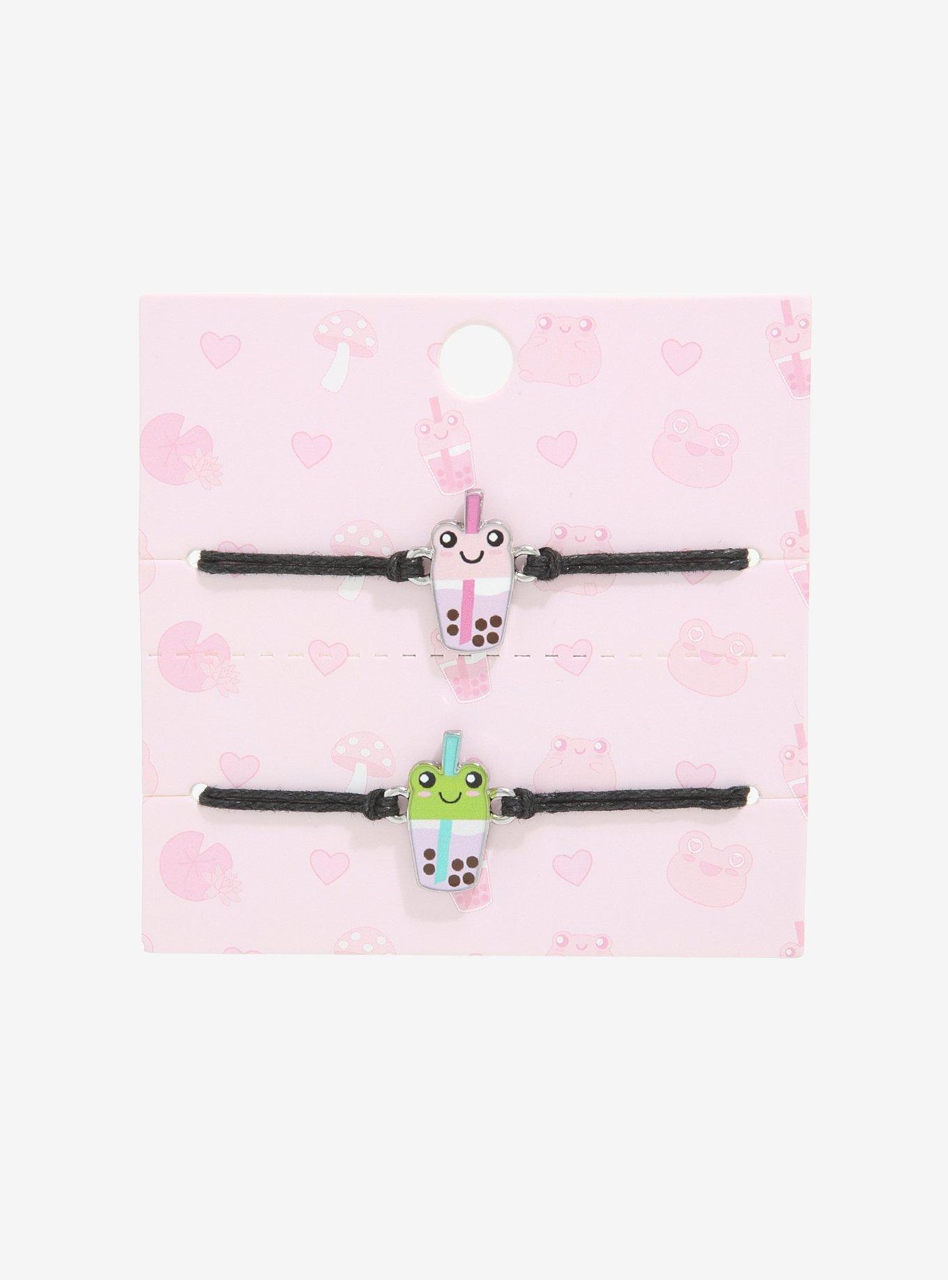 Frog Boba Best Friend Cord Bracelet Set, , alternate