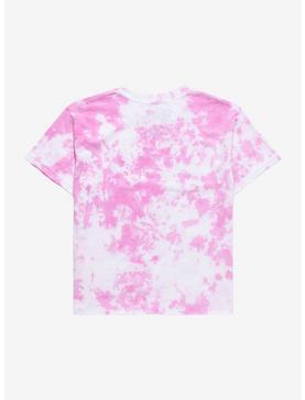Sailor Moon Pink Tie-Dye Girls Crop T-Shirt, , hi-res