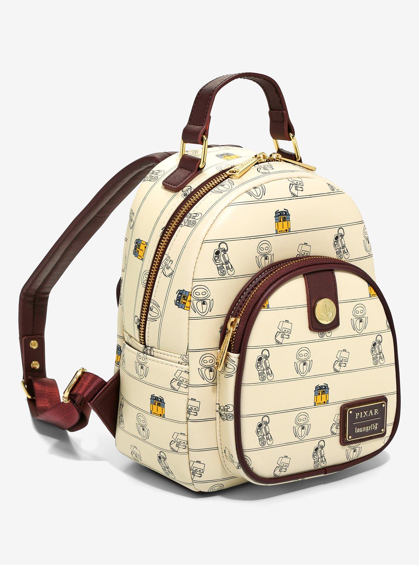 Loungefly Disney Pixar WALL-E Robot Sketches Mini Backpack - BoxLunch Exclusive, , alternate