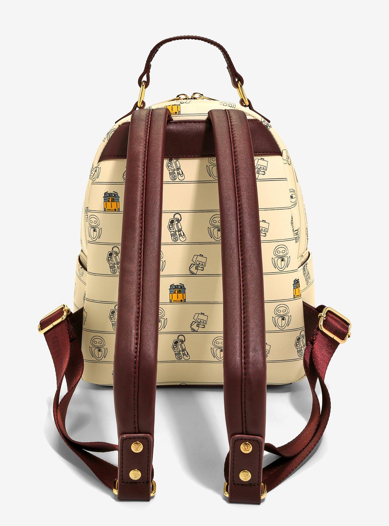 Loungefly Disney Pixar WALL-E Robot Sketches Mini Backpack - BoxLunch Exclusive, , alternate